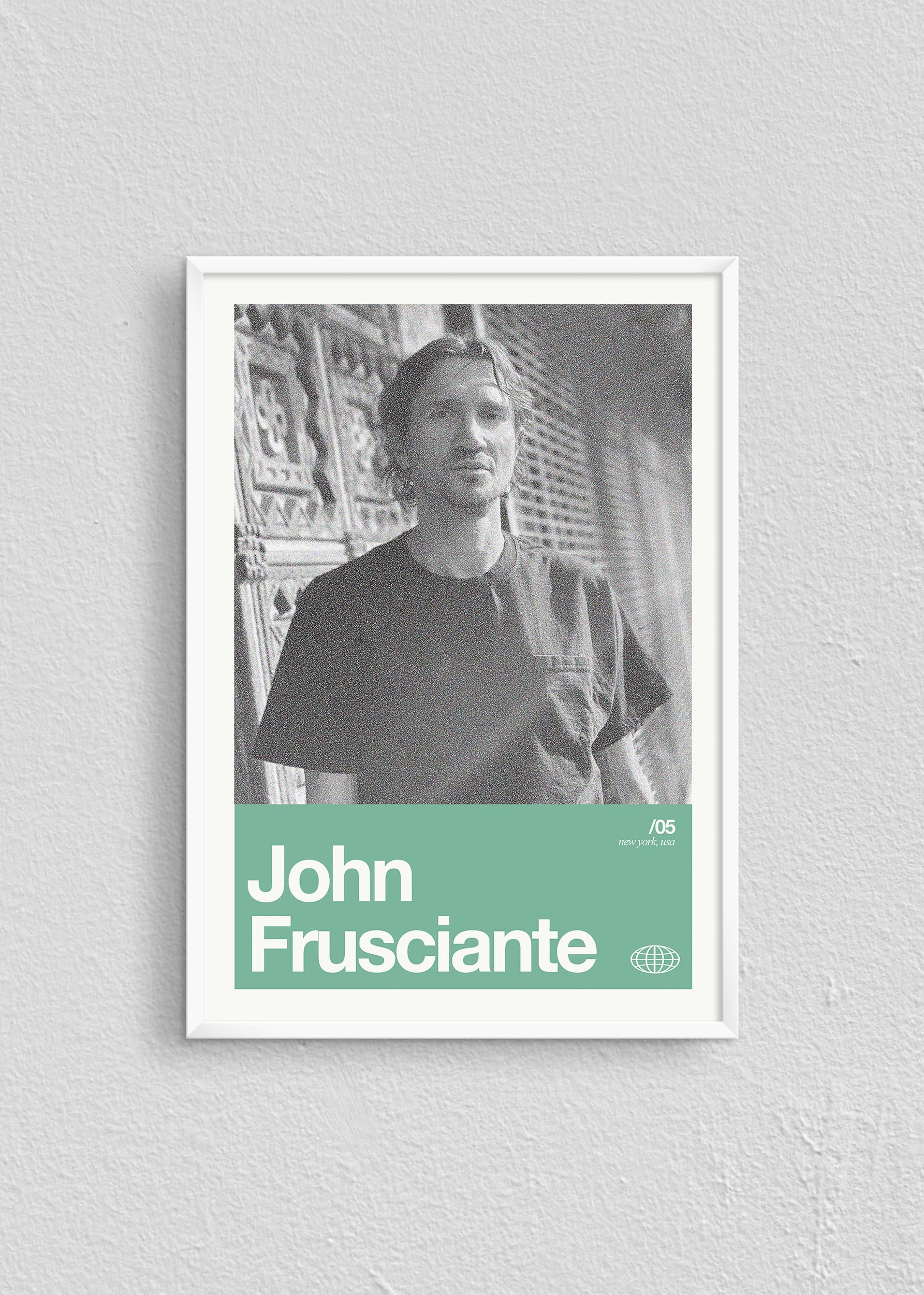 Quadro John Frusciante Silver