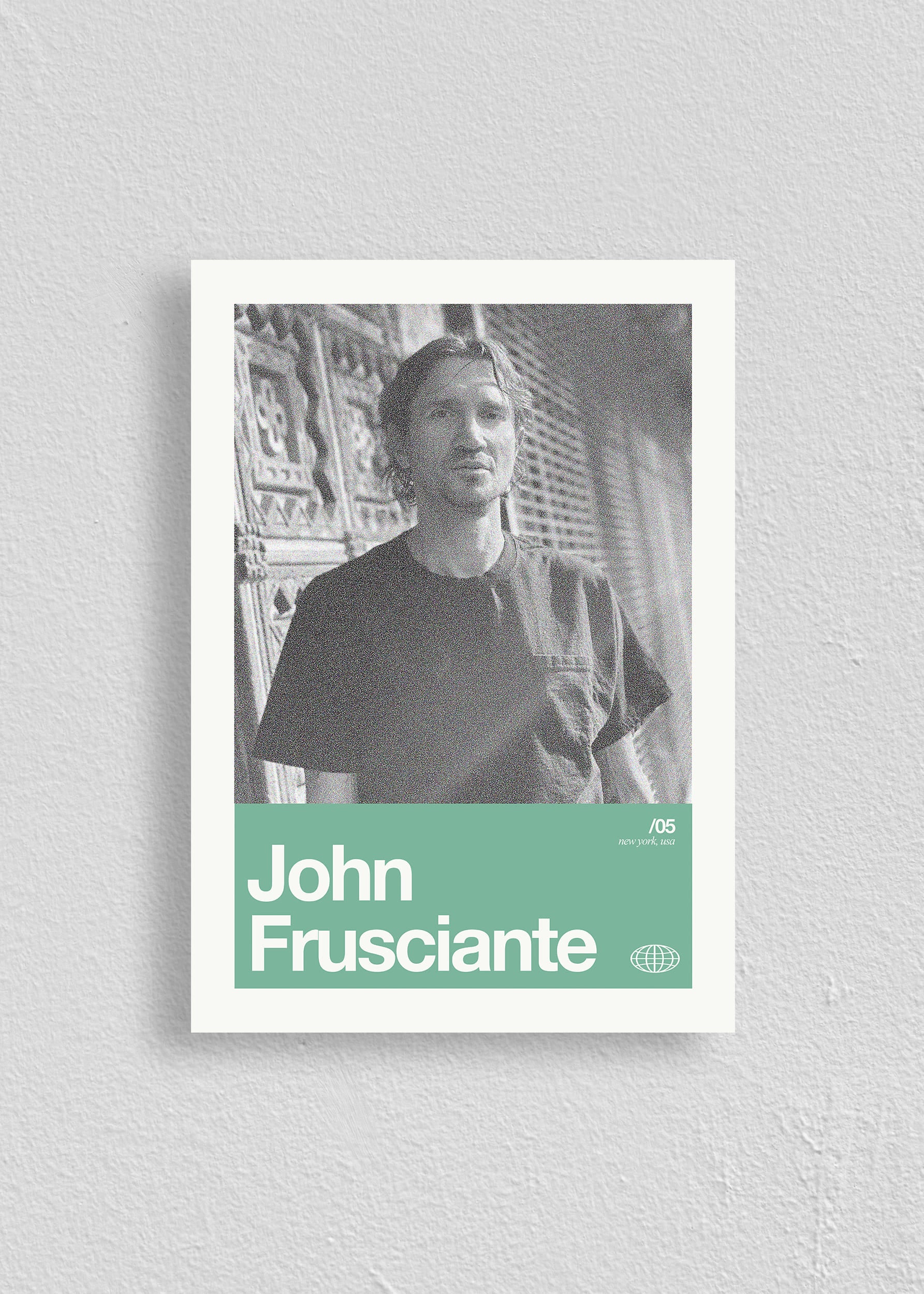Quadro John Frusciante Silver