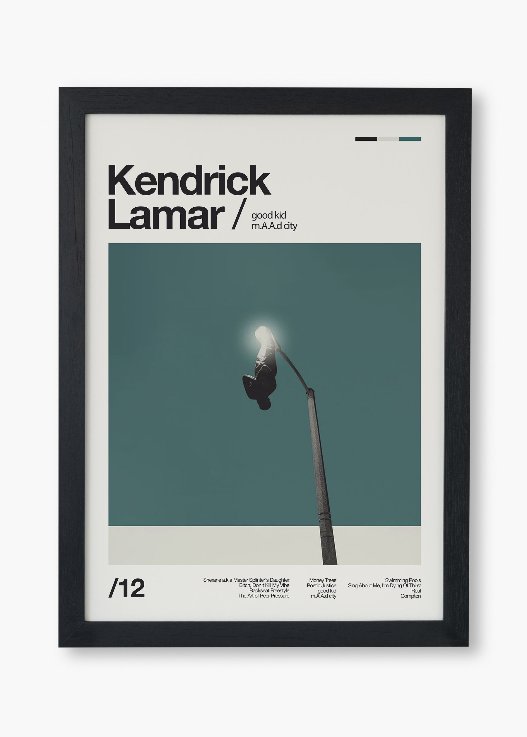 Quadro Kendrick Lamar Good Kid, Maad City