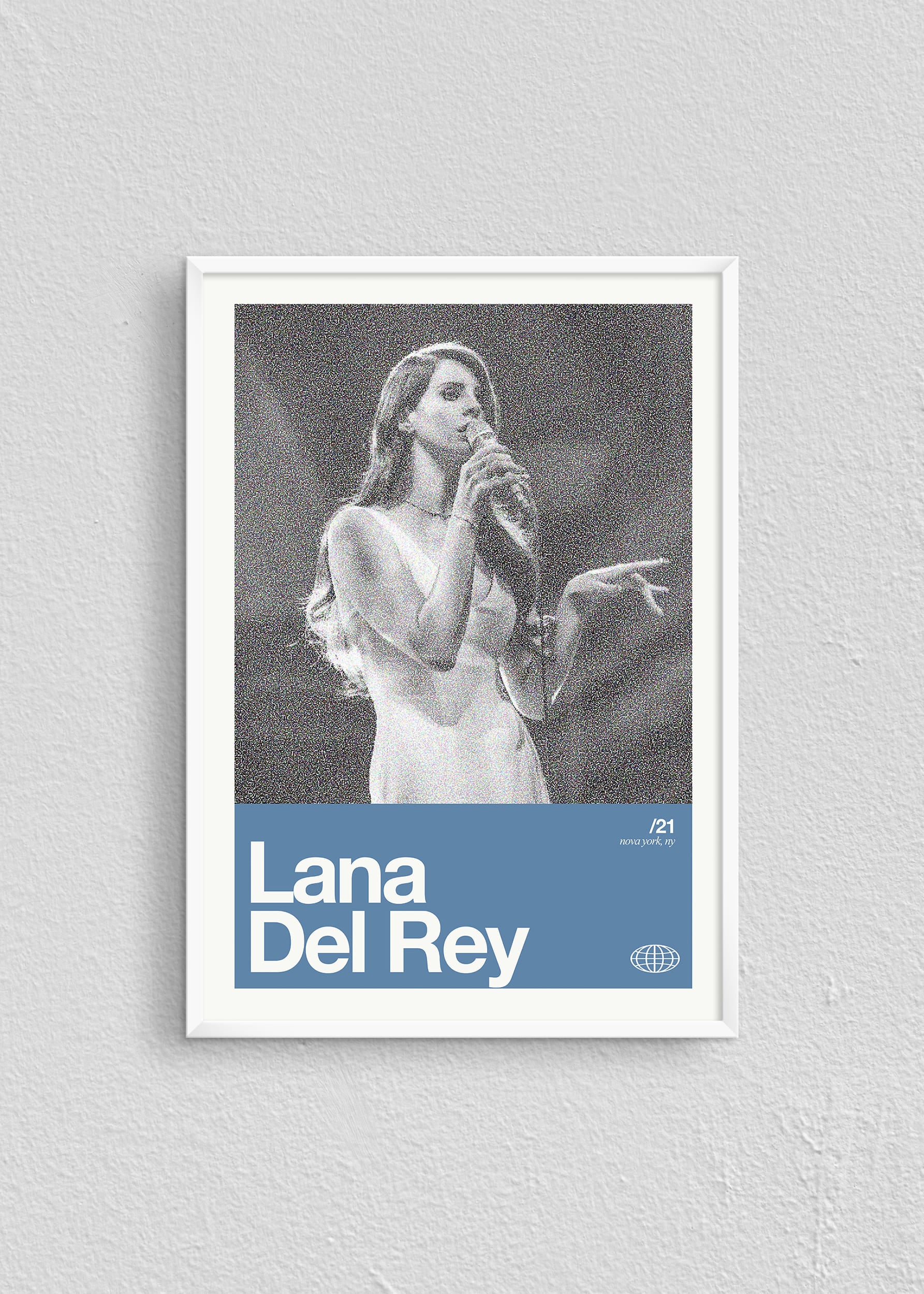 Quadro Lana Del Rey Silver