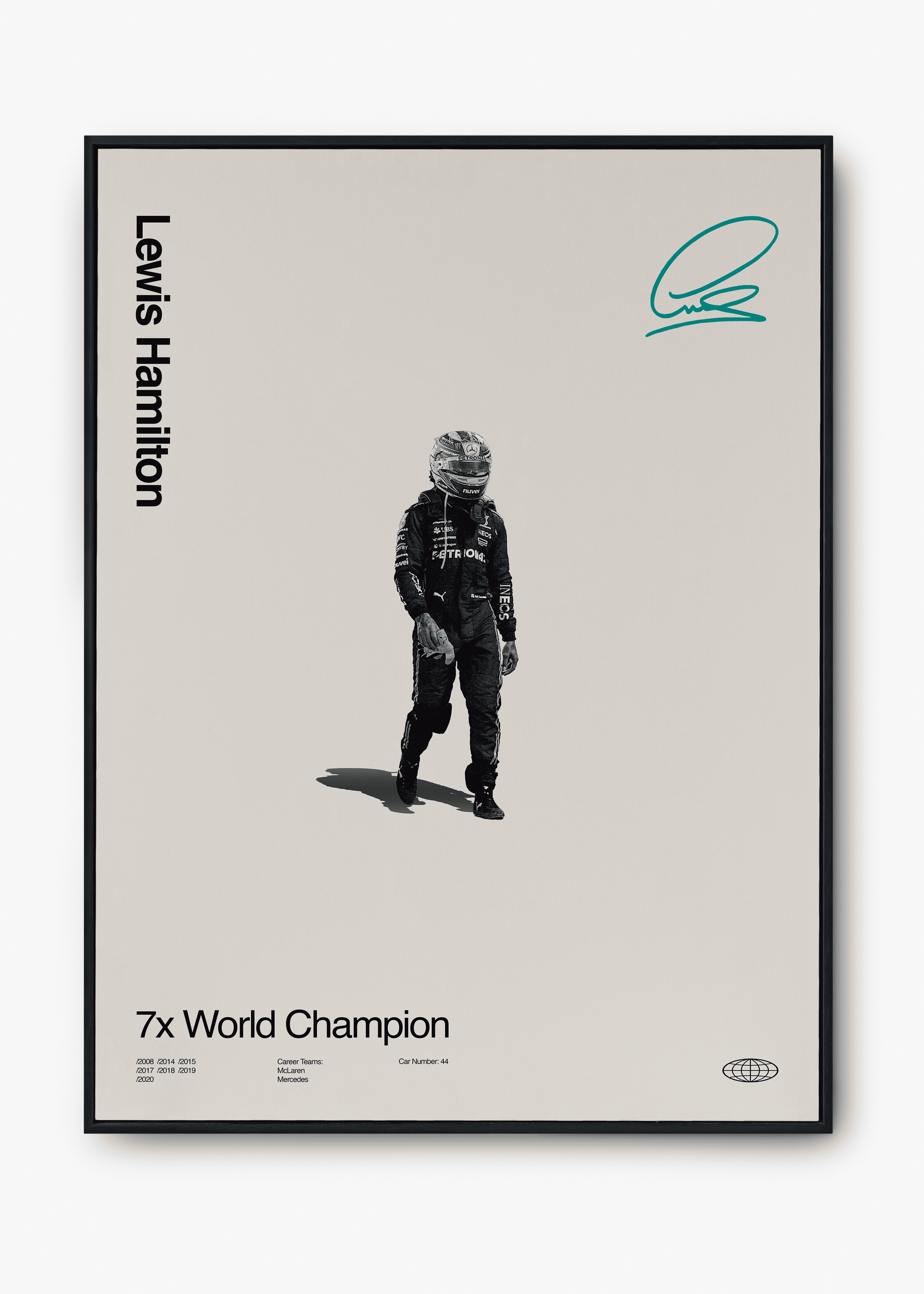 Quadro Lewis Hamilton World Champion