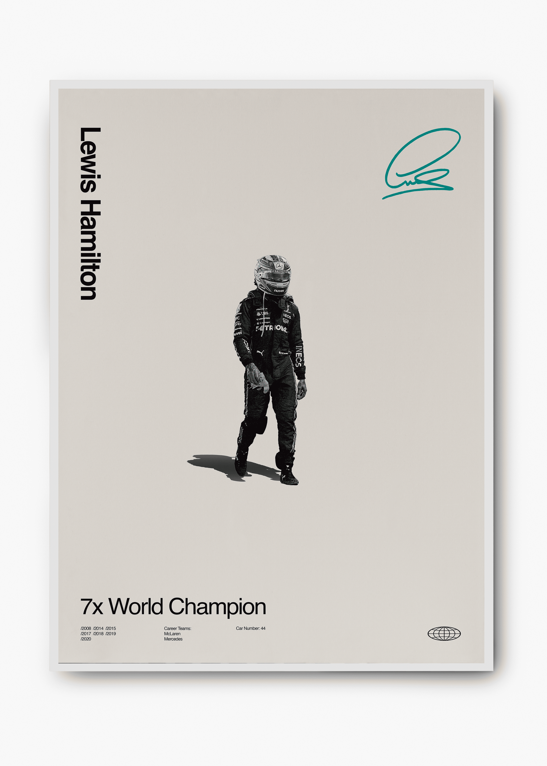Quadro Lewis Hamilton World Champion
