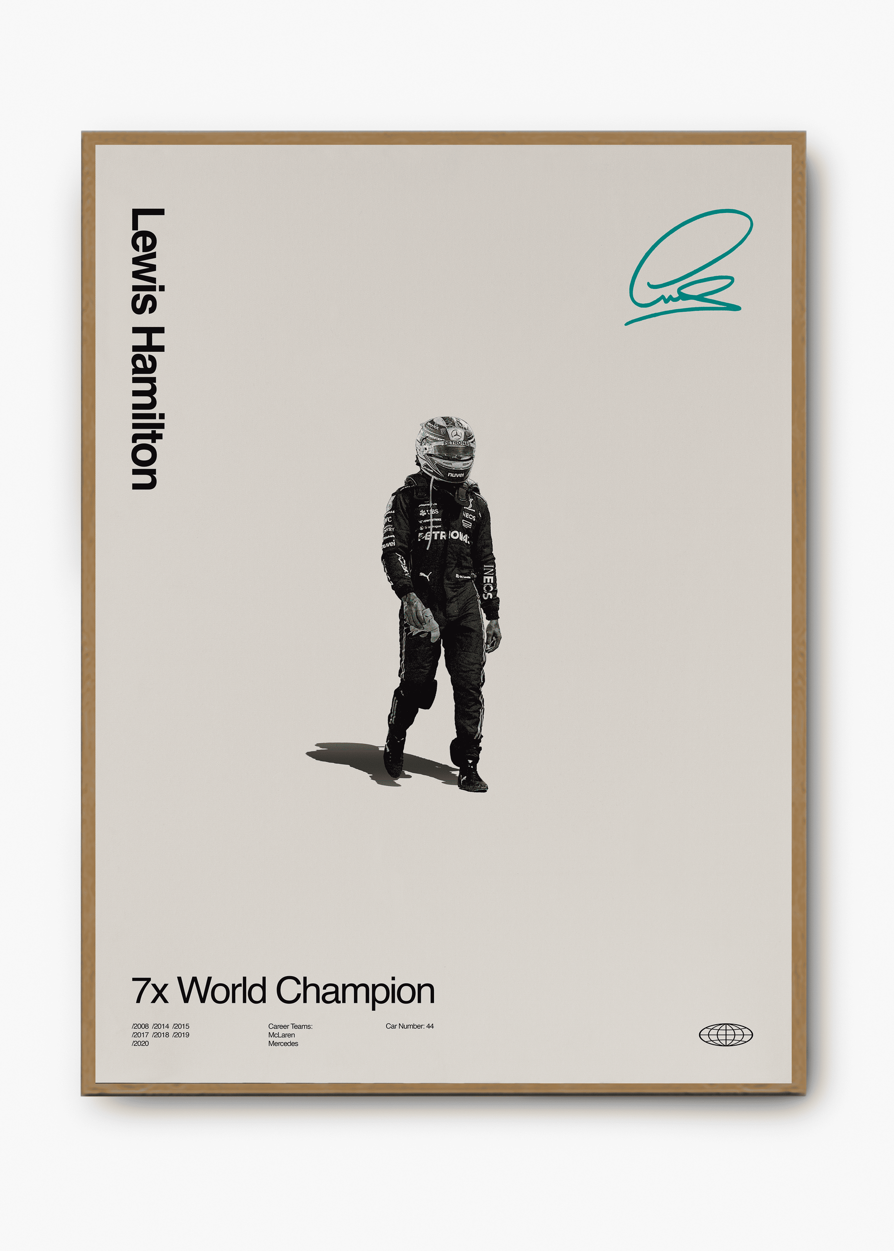 Quadro Lewis Hamilton World Champion
