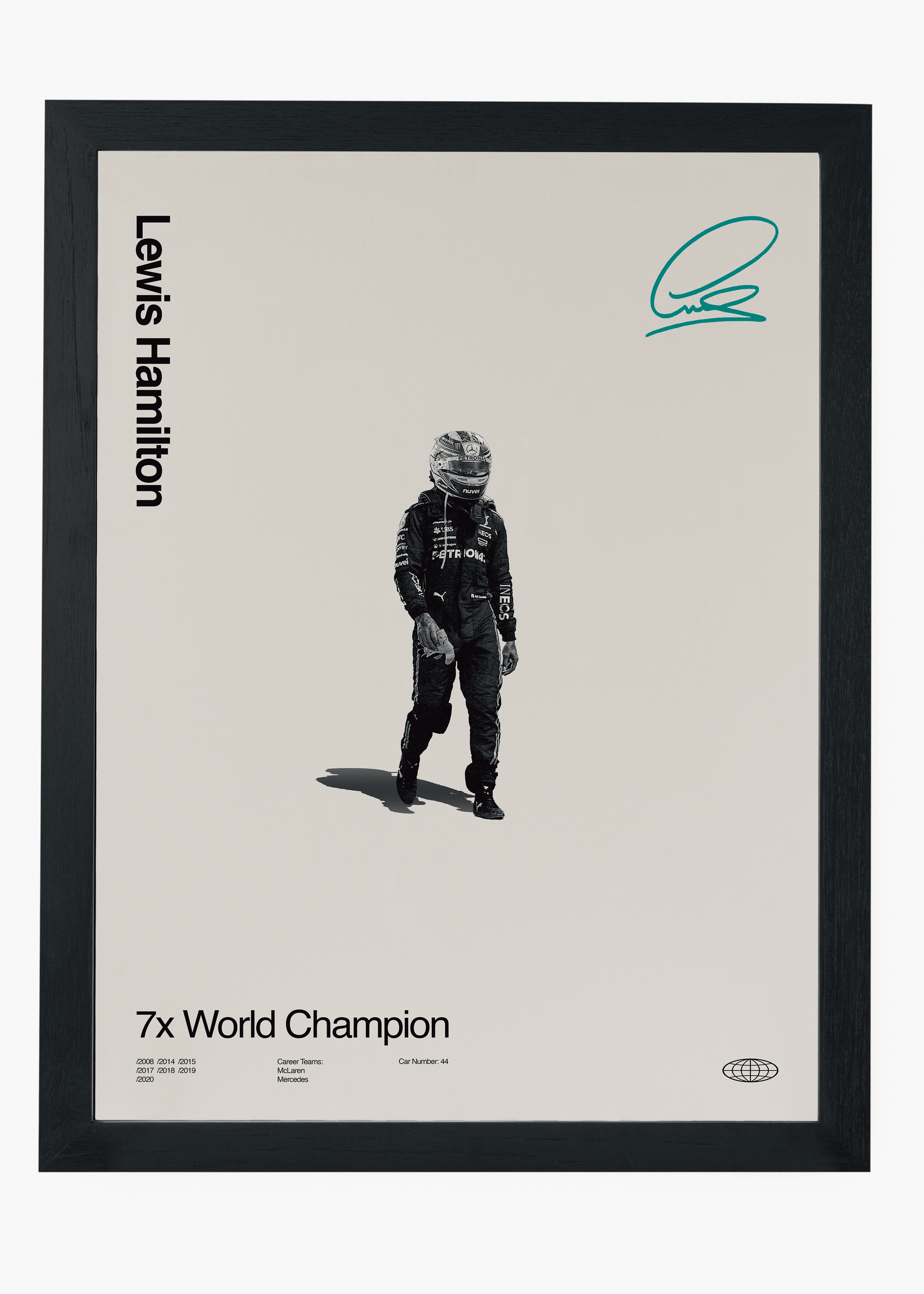 Quadro Lewis Hamilton World Champion