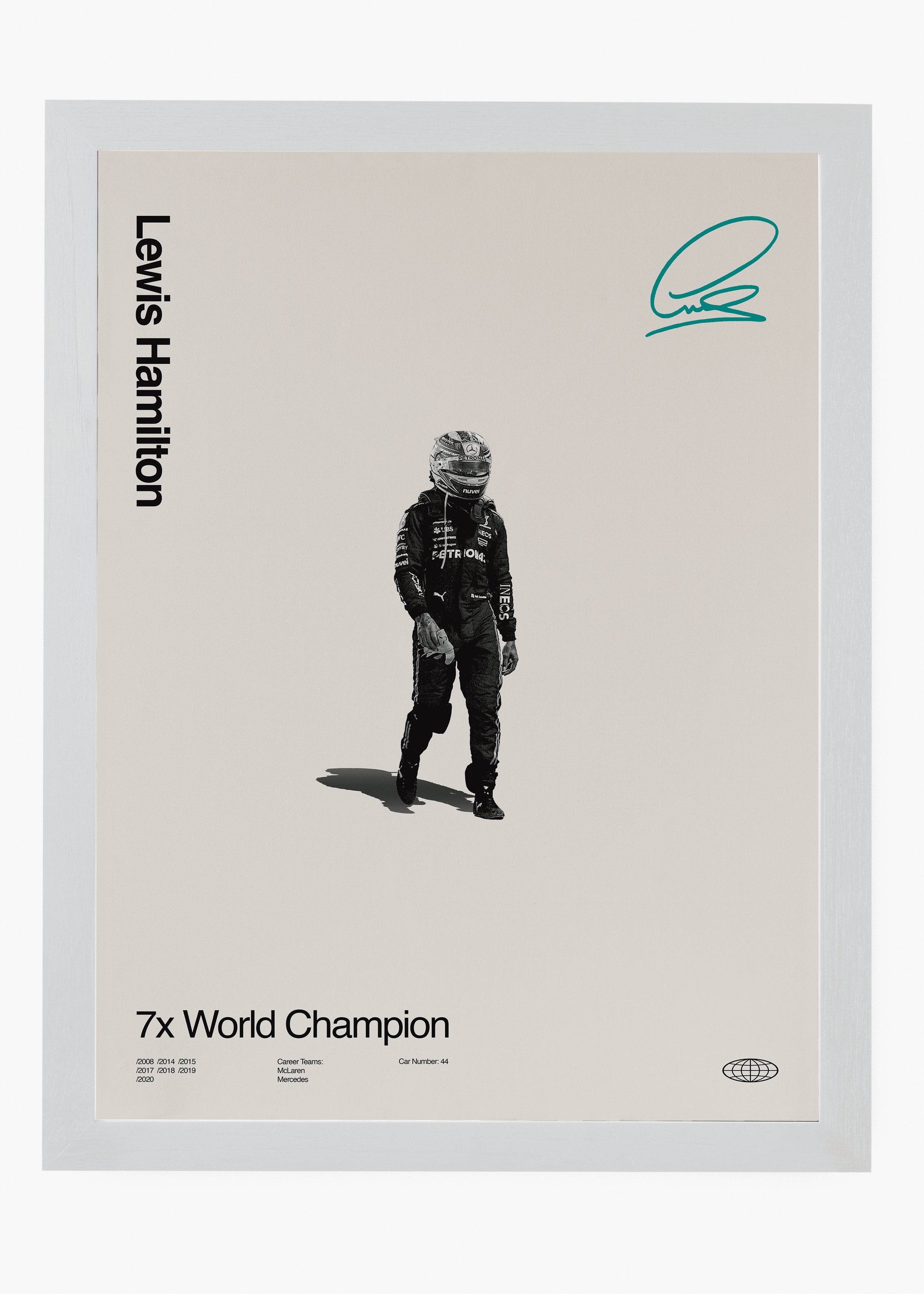 Quadro Lewis Hamilton World Champion