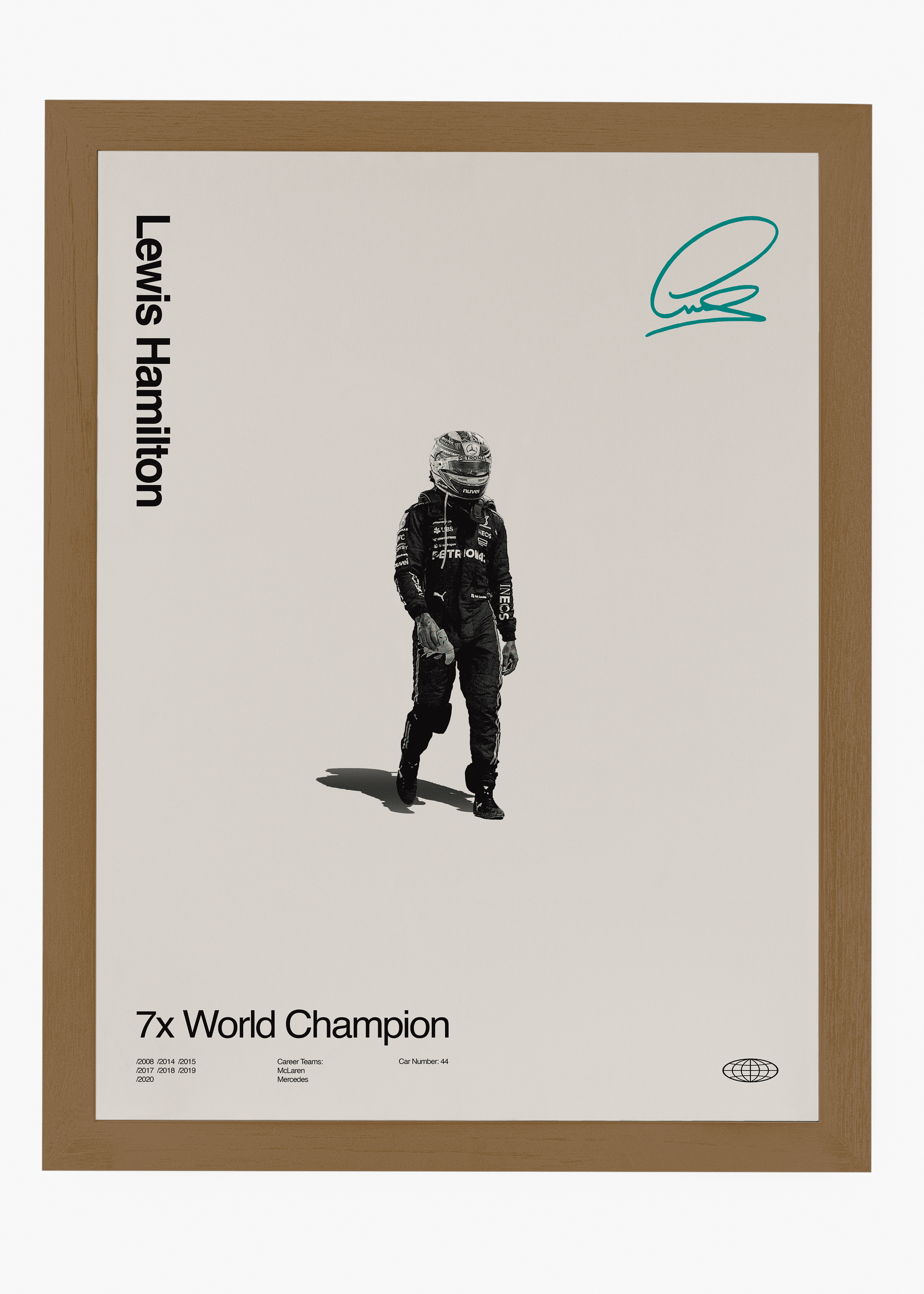 Quadro Lewis Hamilton World Champion