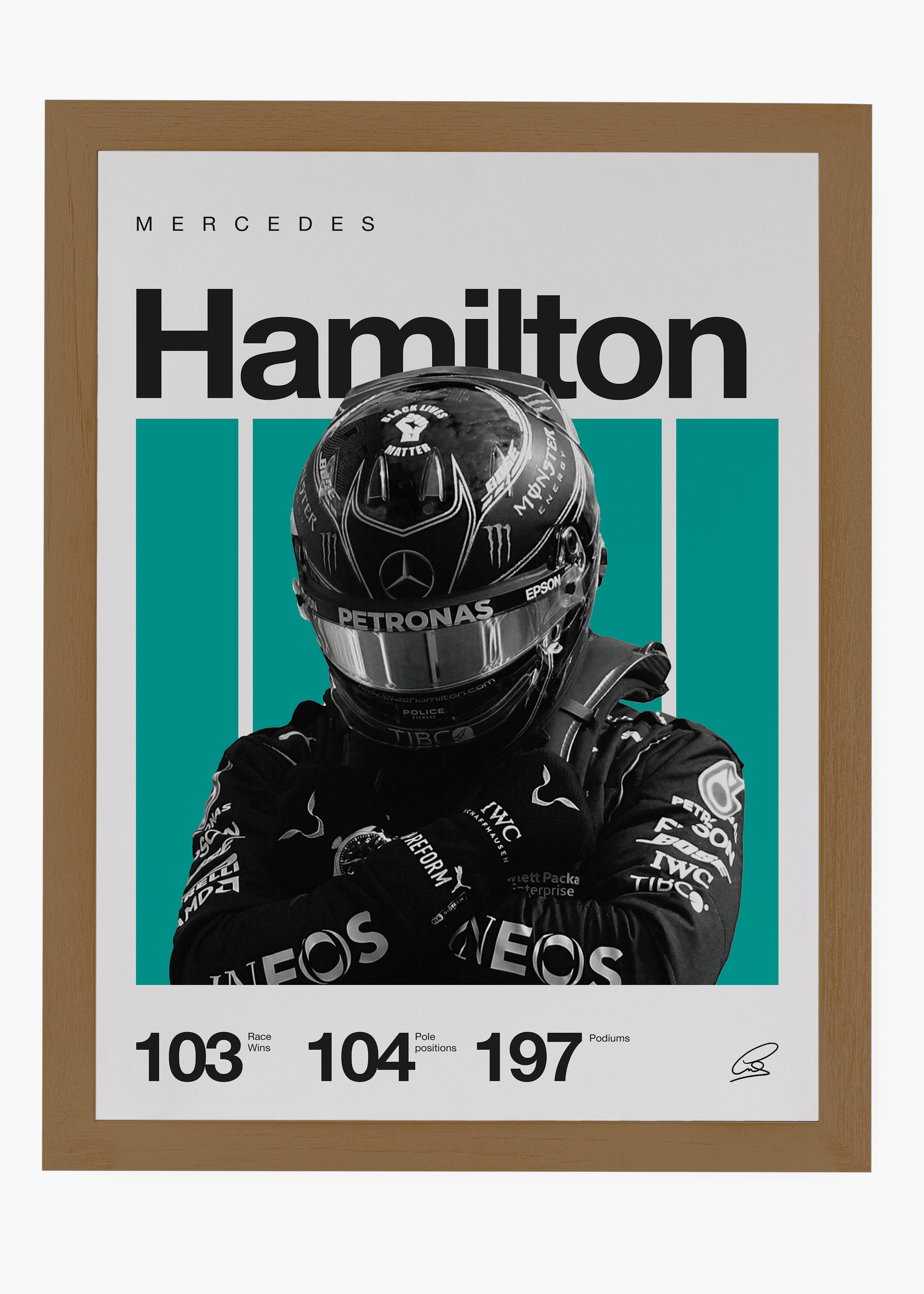 Quadro Lewis Hamilton F1