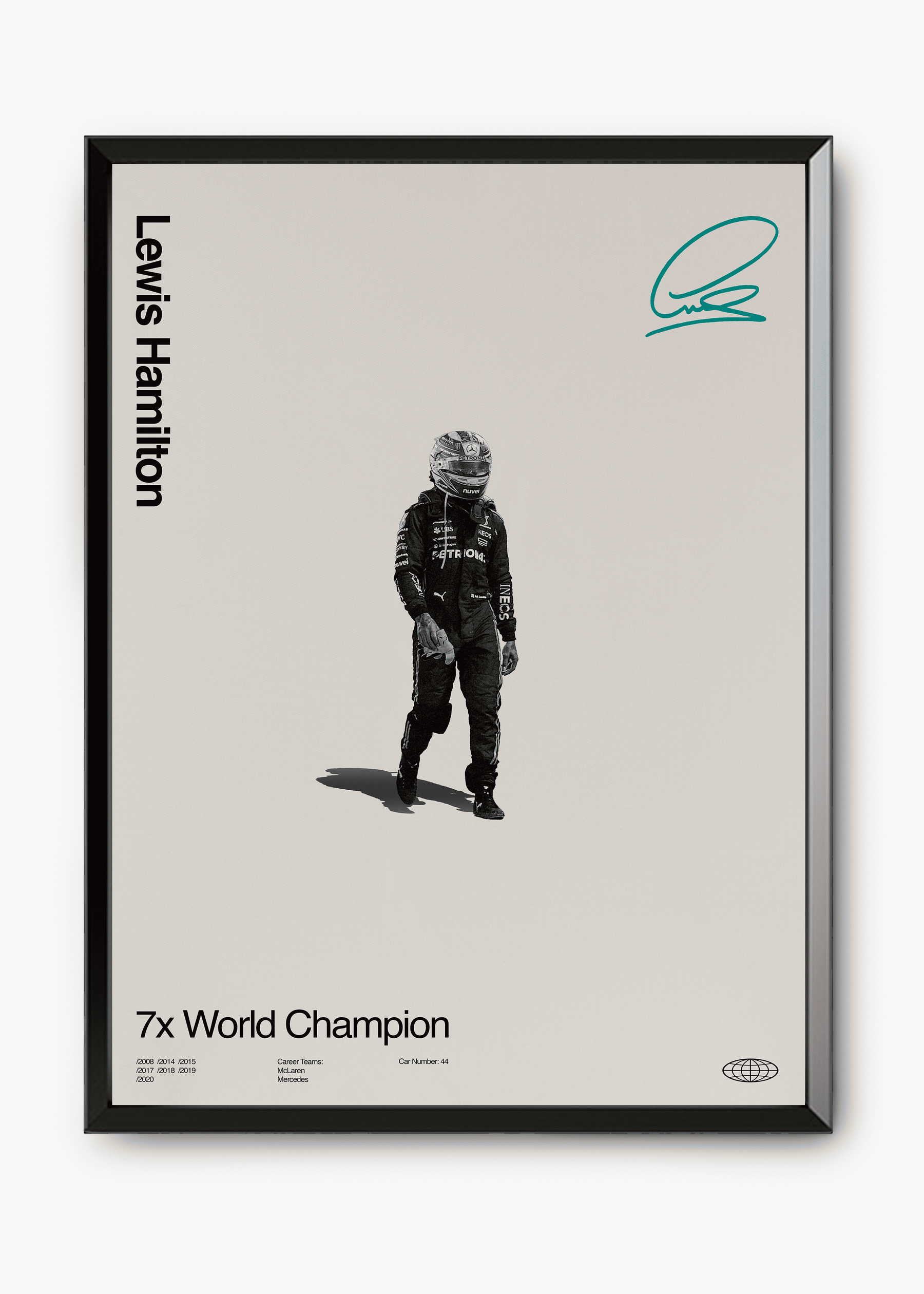 Quadro Lewis Hamilton World Champion