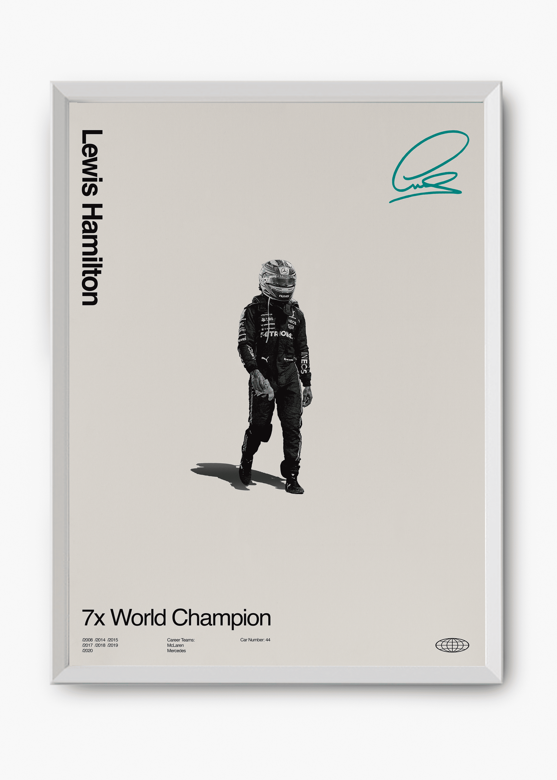 Quadro Lewis Hamilton World Champion