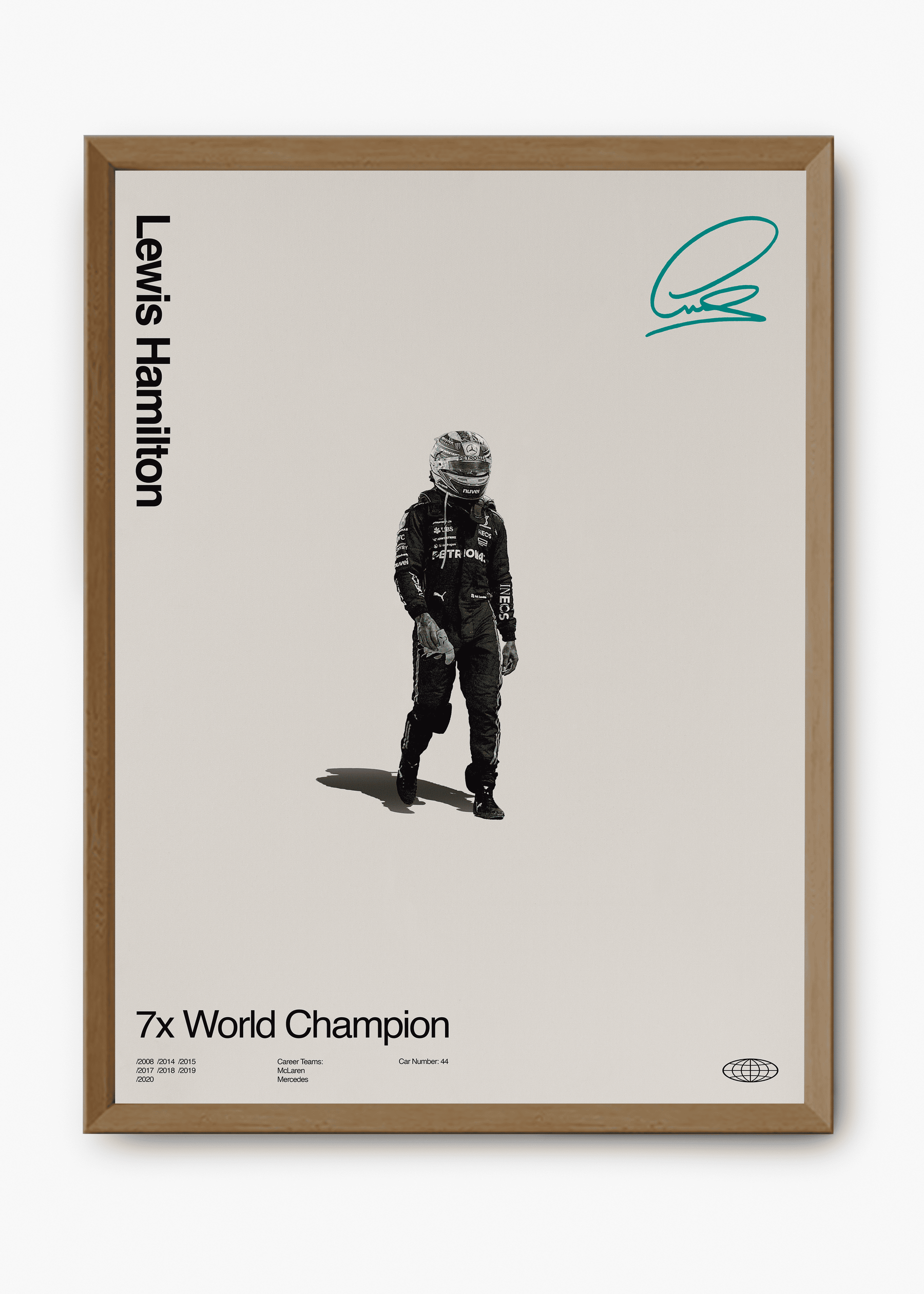 Quadro Lewis Hamilton World Champion