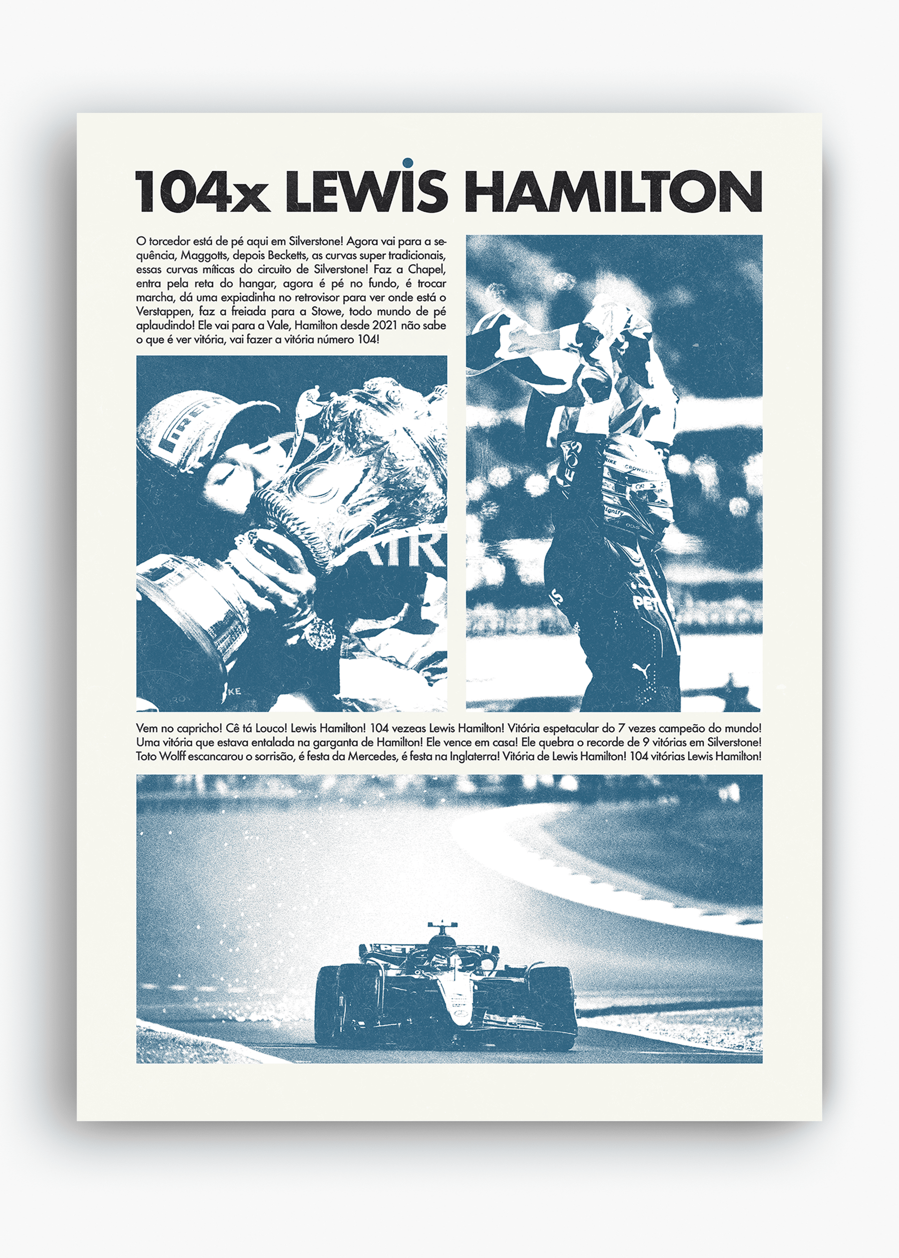 Quadro Lewis Hamilton Silverstone