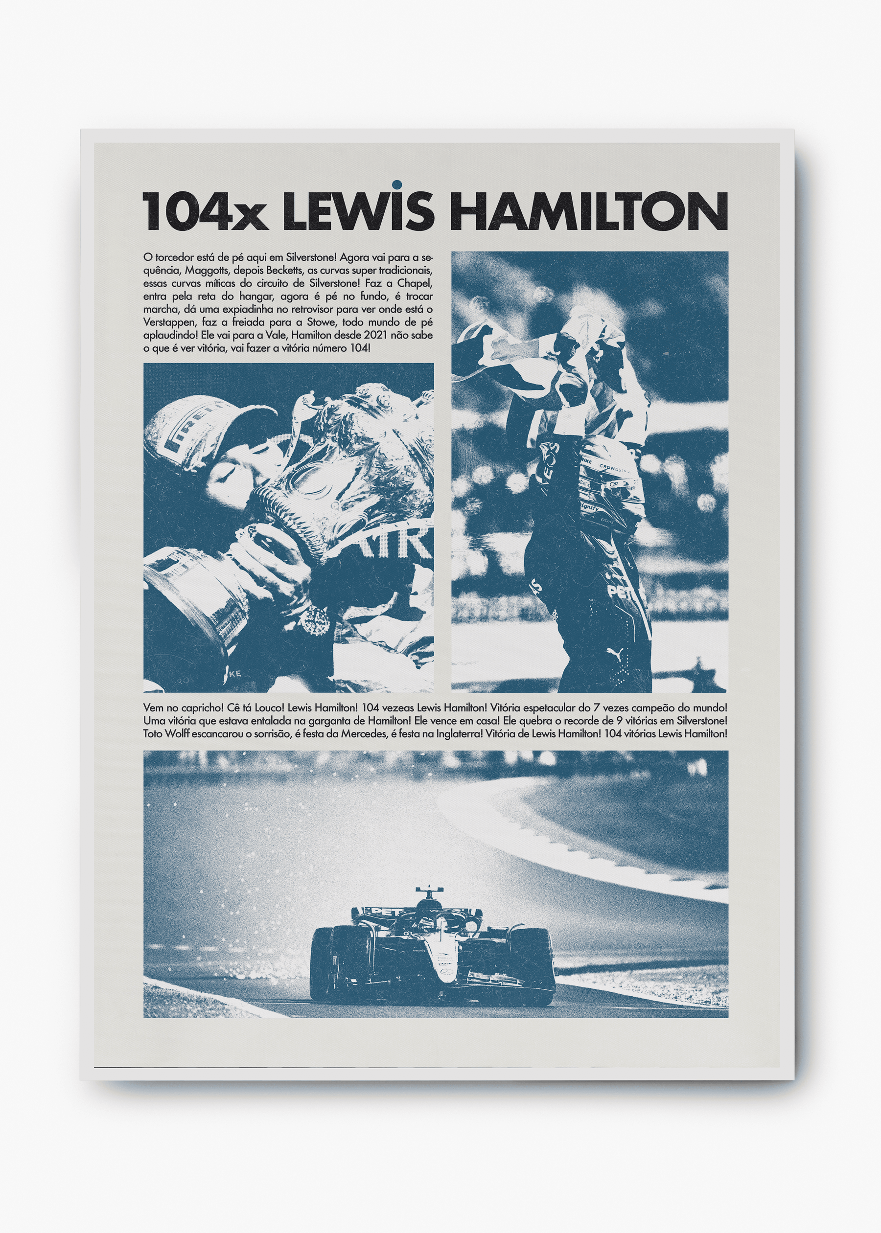 Quadro Lewis Hamilton Silverstone
