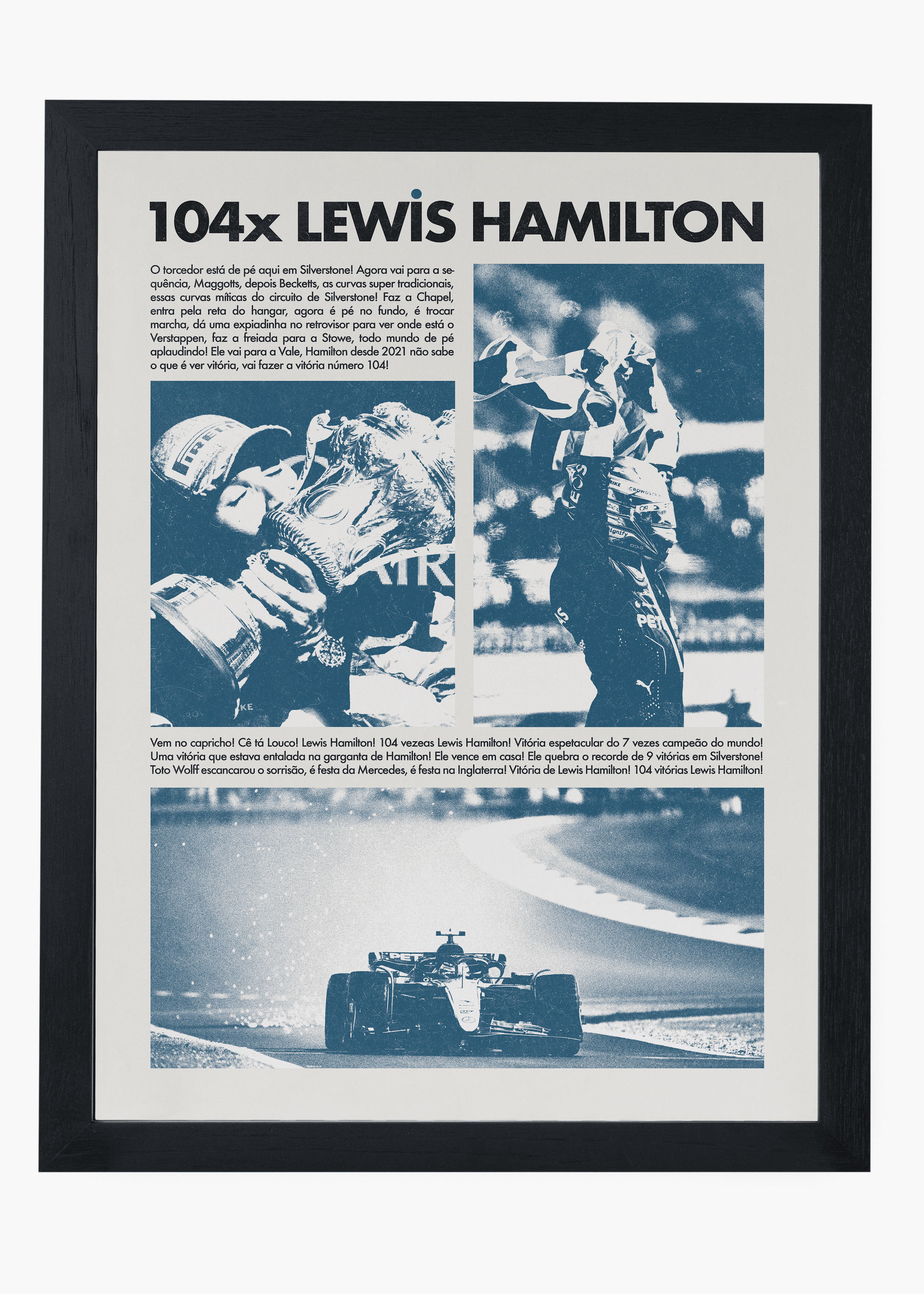Quadro Lewis Hamilton Silverstone