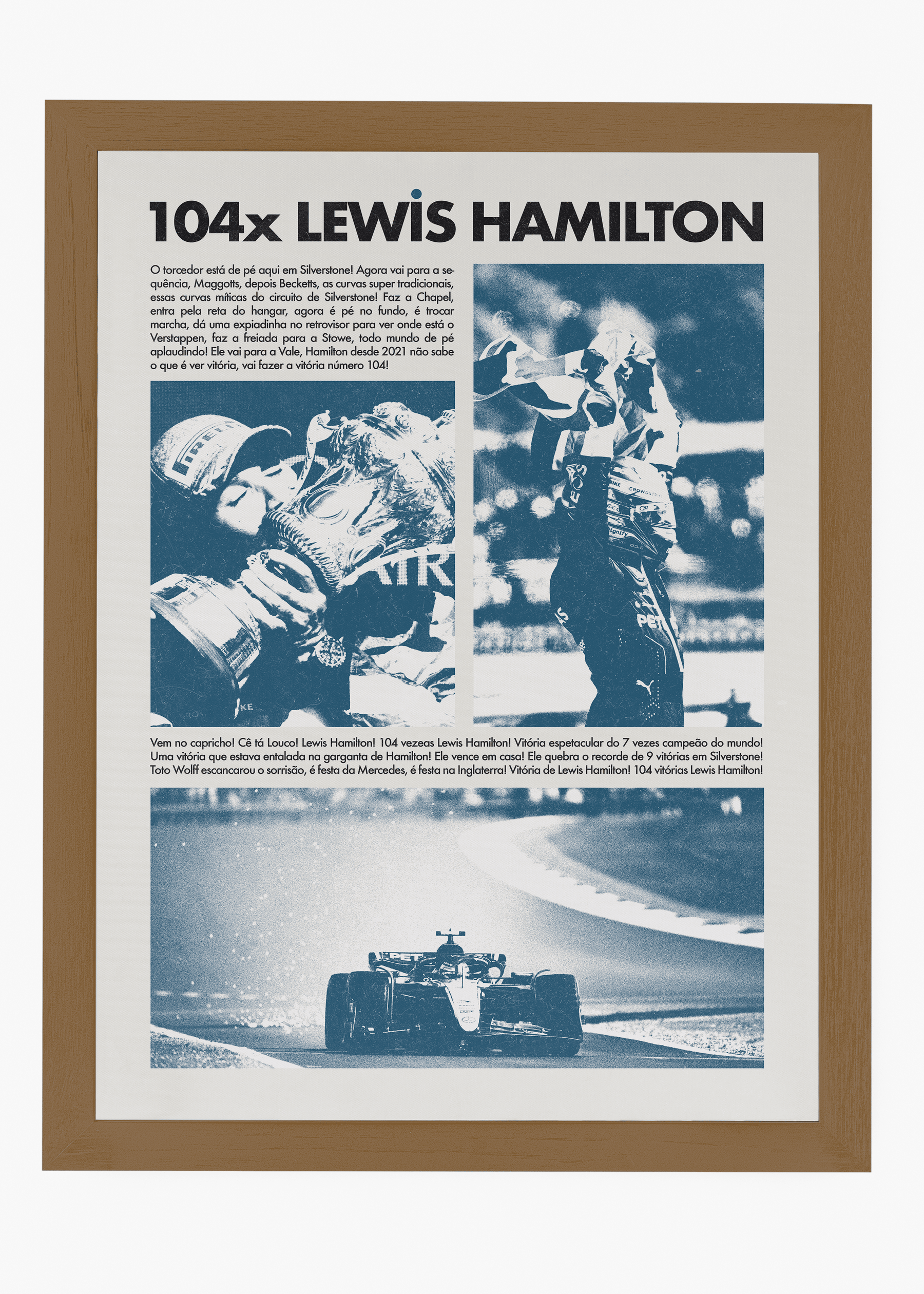 Quadro Lewis Hamilton Silverstone