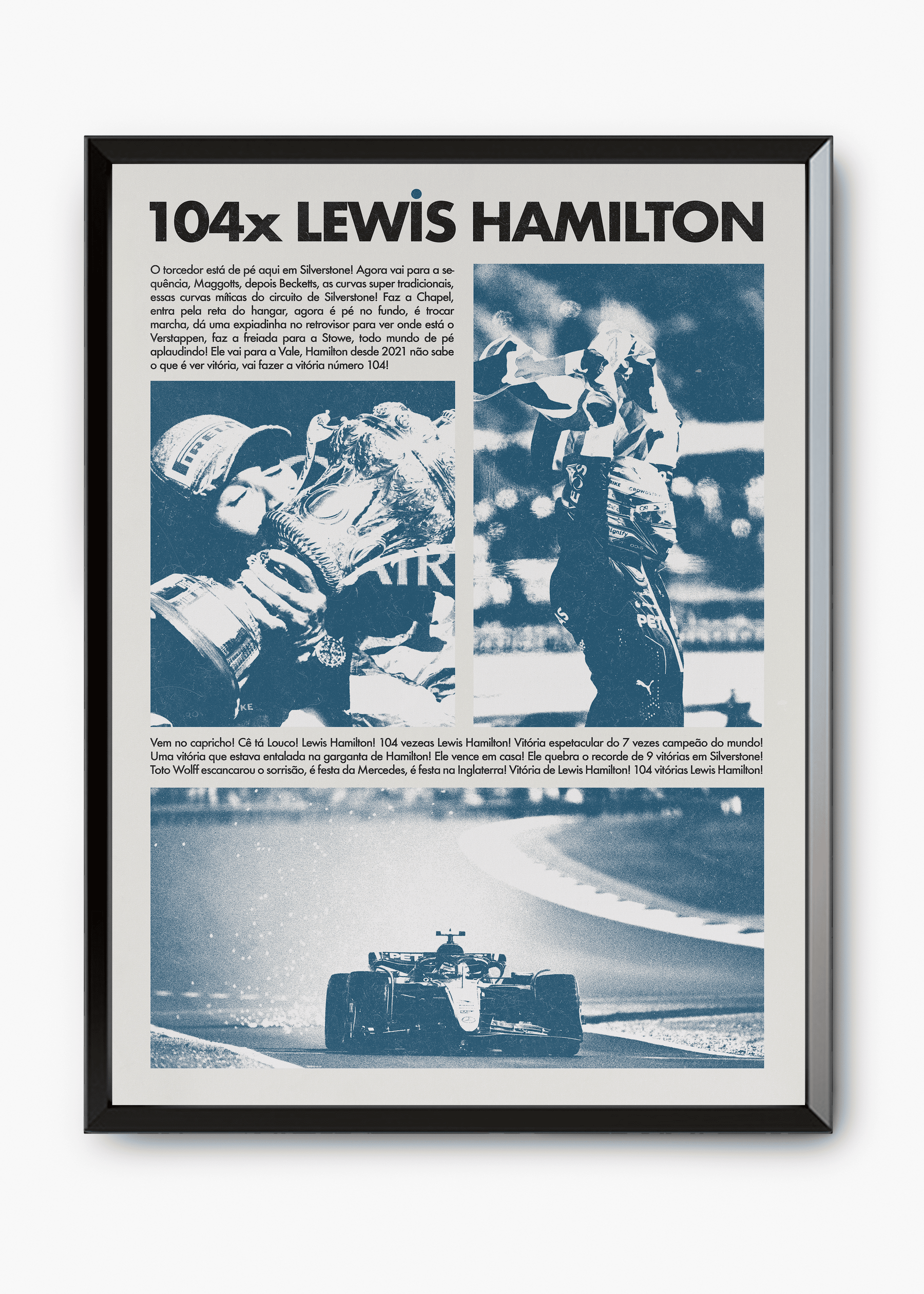 Quadro Lewis Hamilton Silverstone