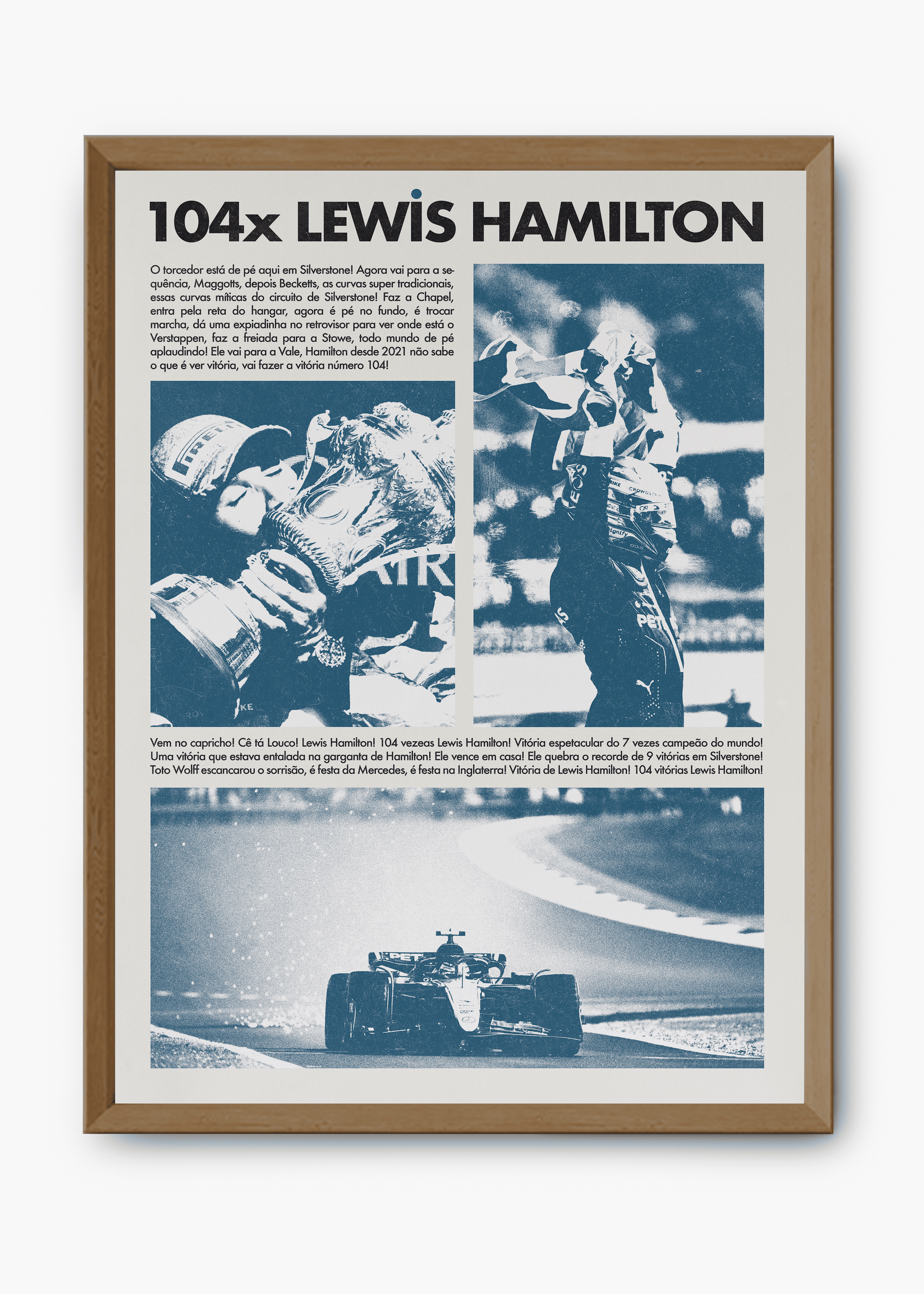 Quadro Lewis Hamilton Silverstone