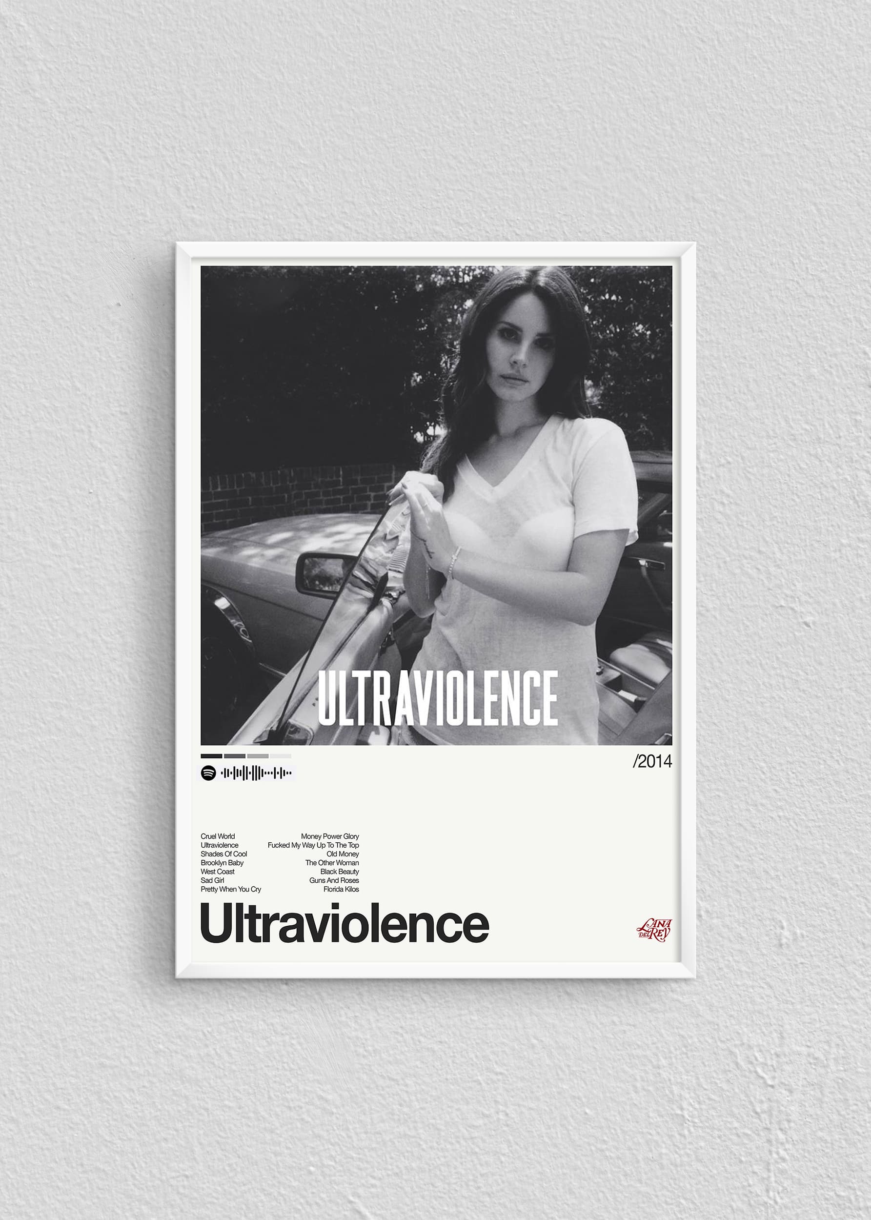 Quadro Lana Del Rey Ultraviolence