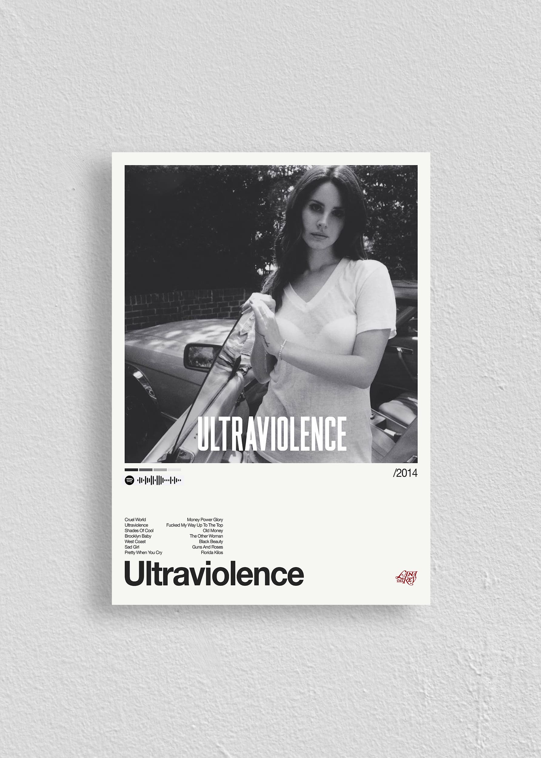 Quadro Lana Del Rey Ultraviolence