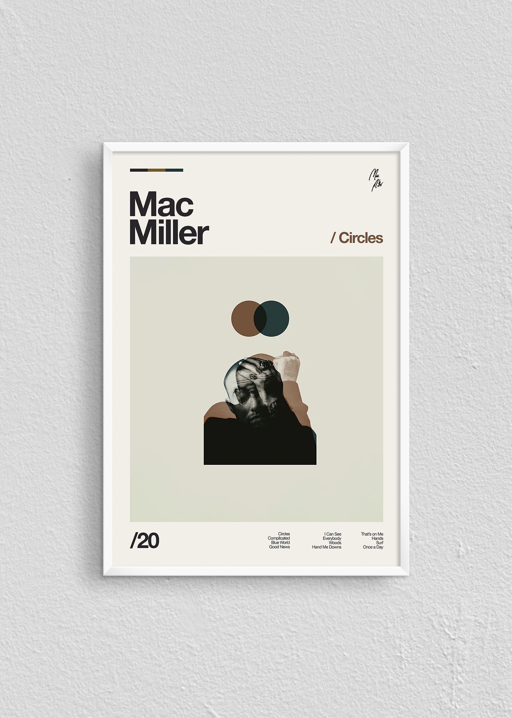 Quadro Mac Miller Circles
