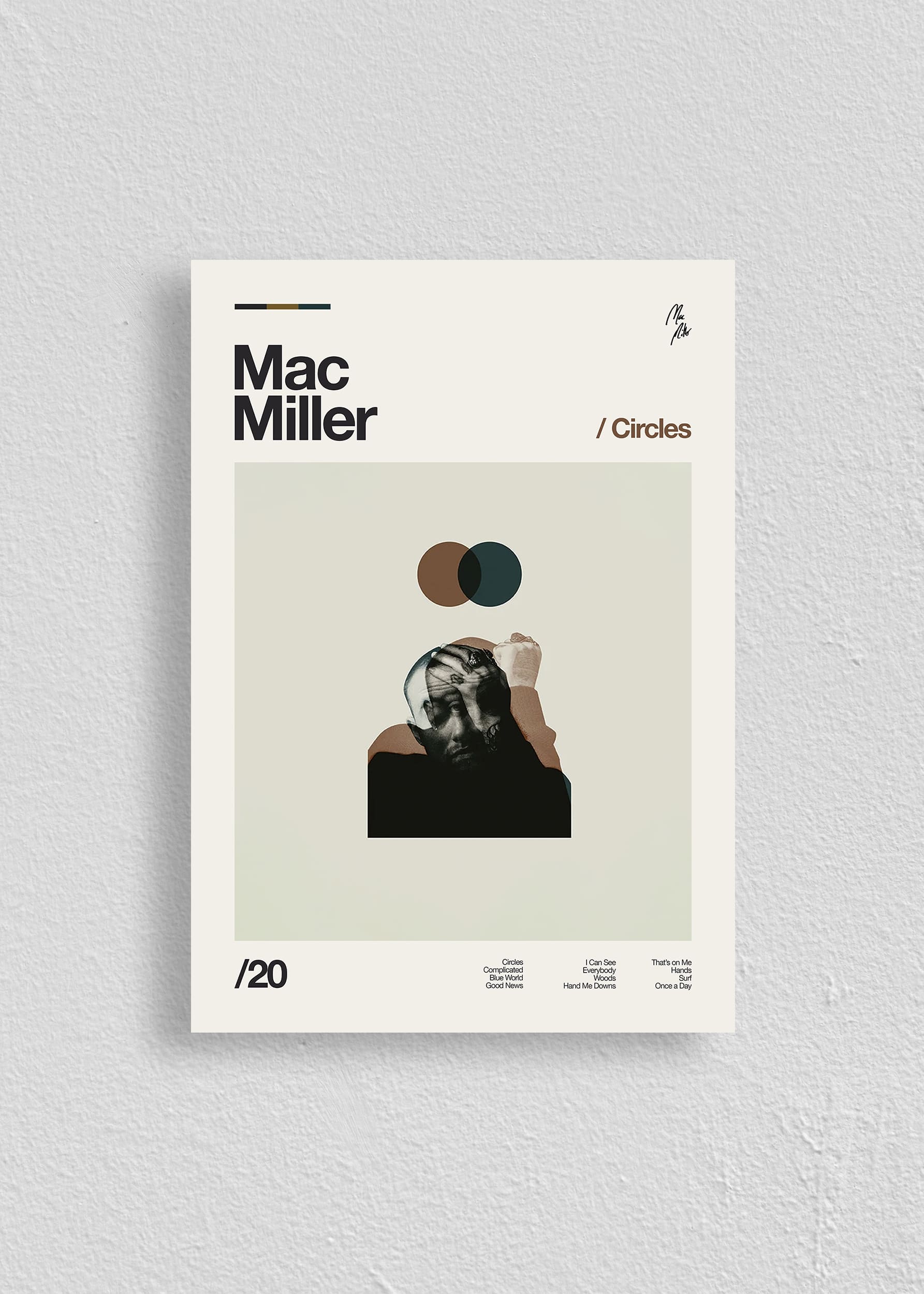 Quadro Mac Miller Circles