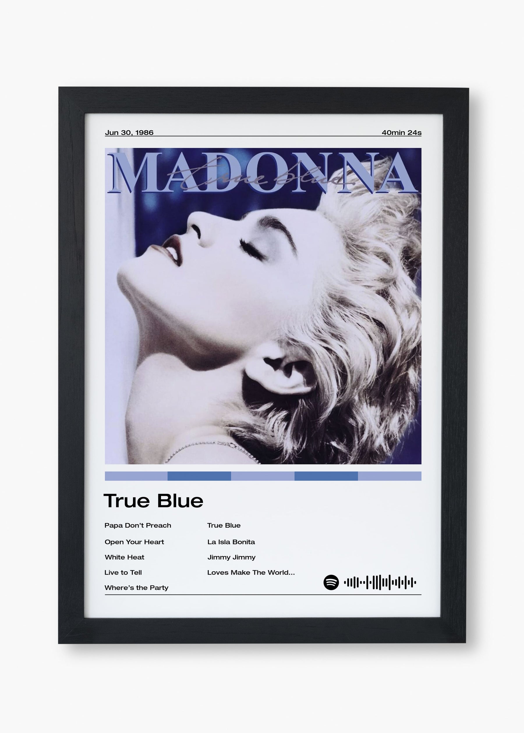 Quadro Madonna True Blue