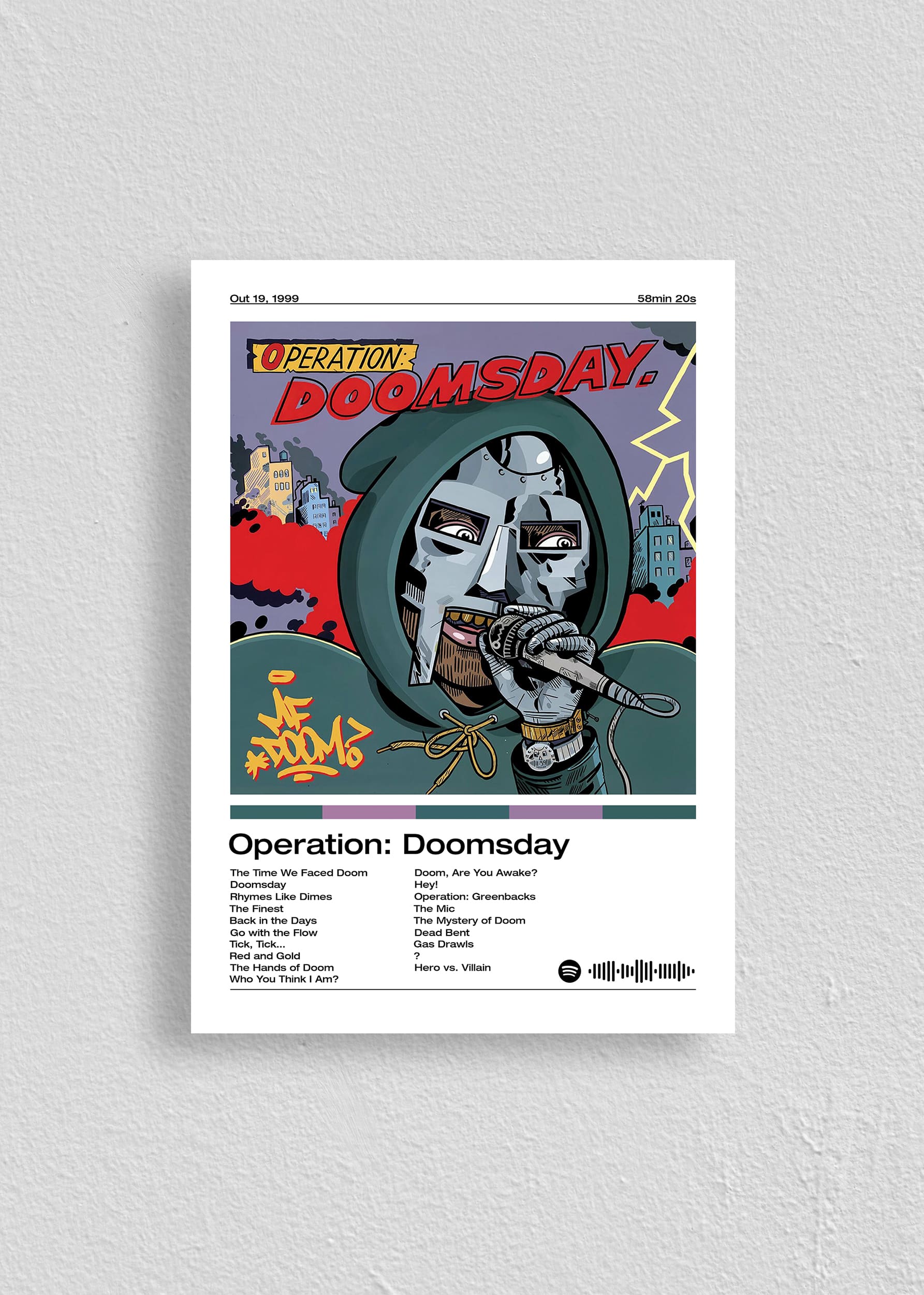 Quadro MF Doom Operation: Doomsday