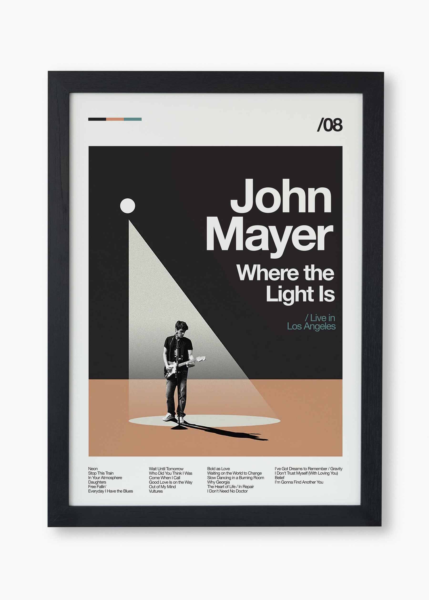 Quadro John Mayer Where The Light Is