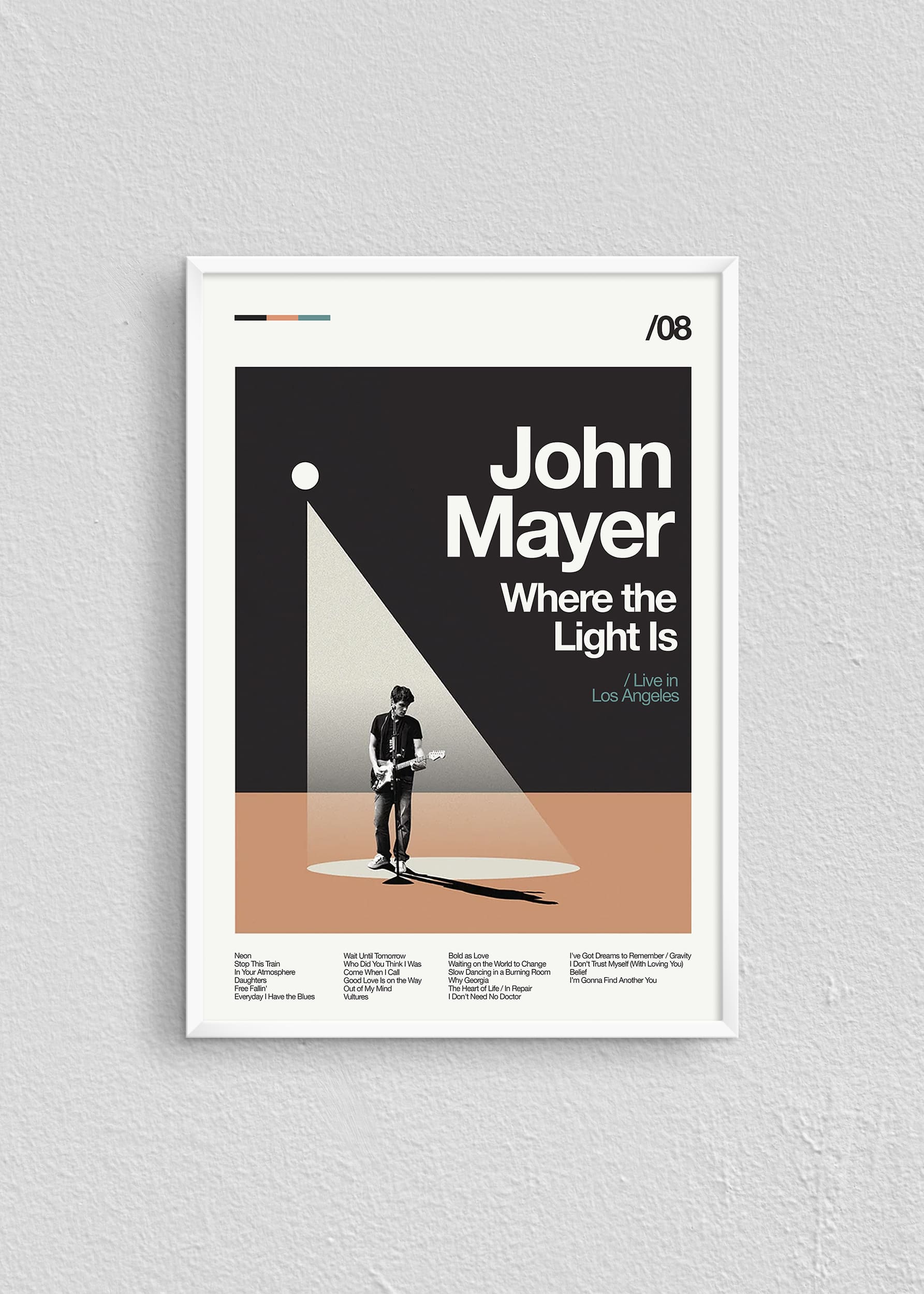 Quadro John Mayer Where The Light Is