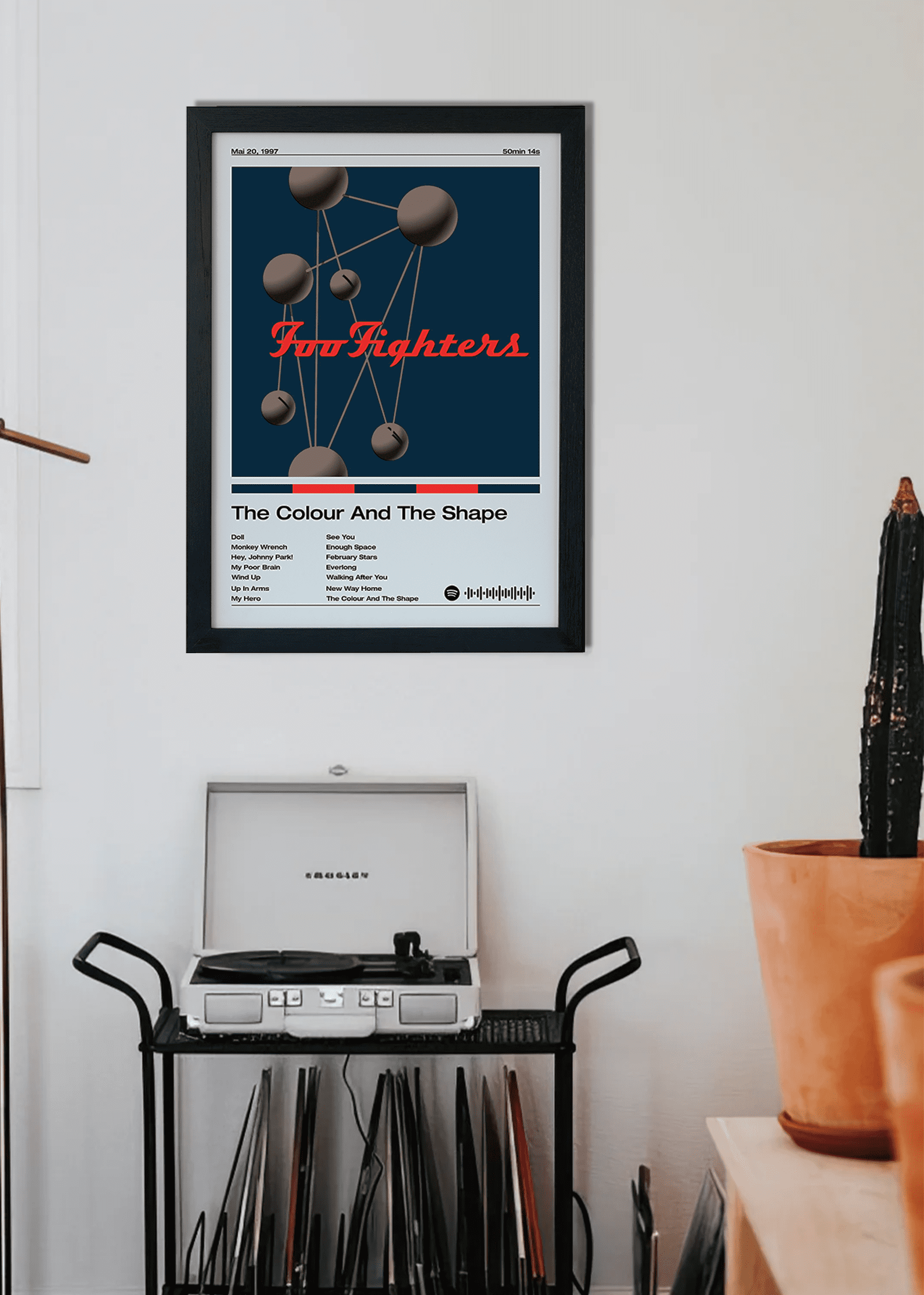 Quadro Foo Fighters Colors and Shape