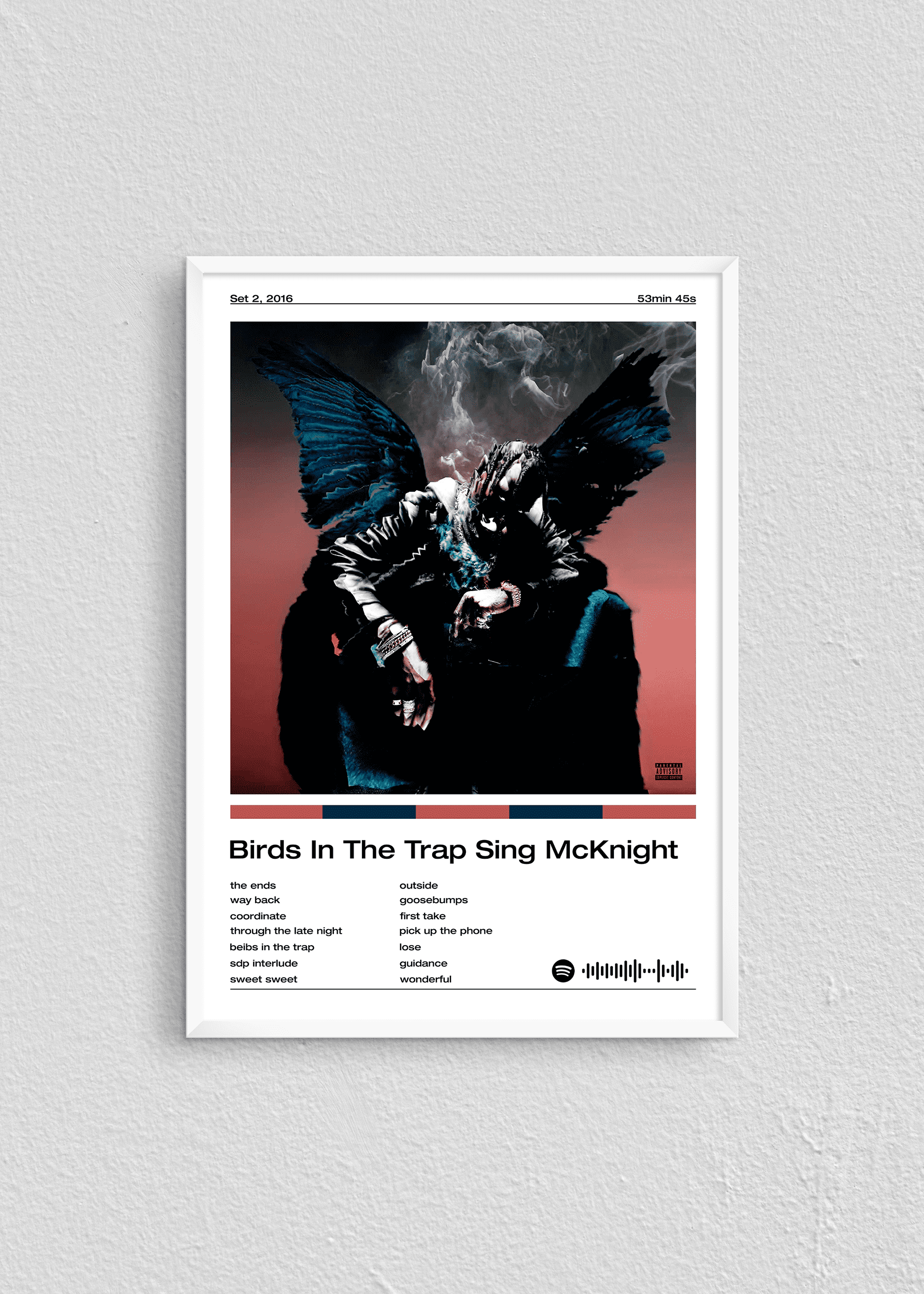 Quadro Travis Scott Birds in The Trap Sing McKnight