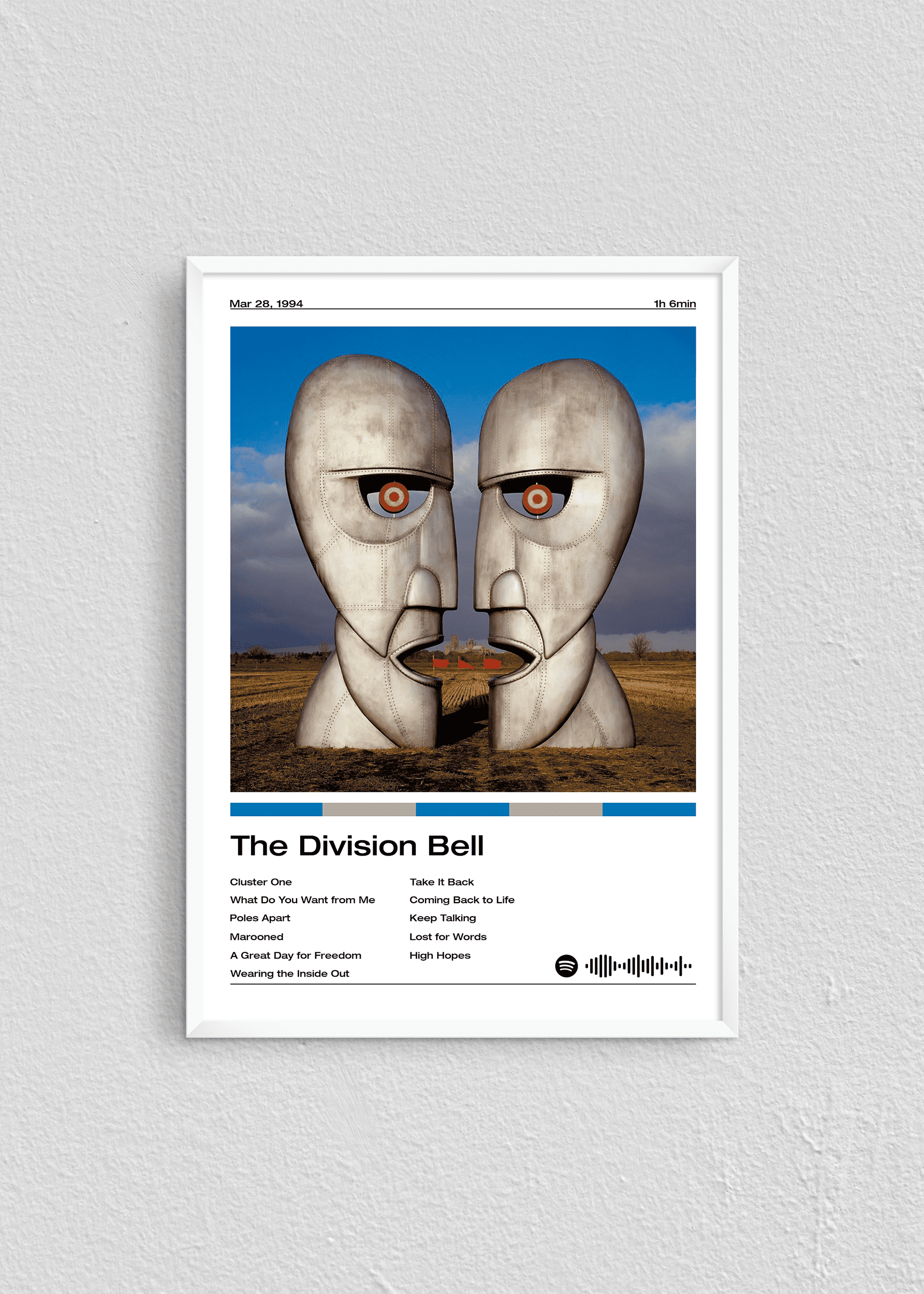 Quadro Pink Floyd The Division Bell