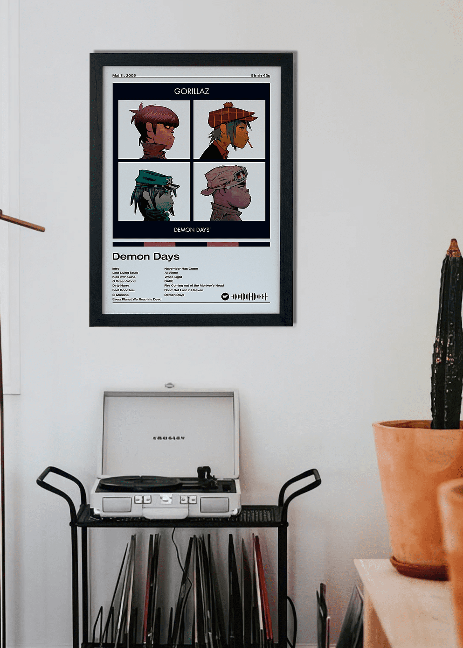 Quadro Gorillaz Demon Days