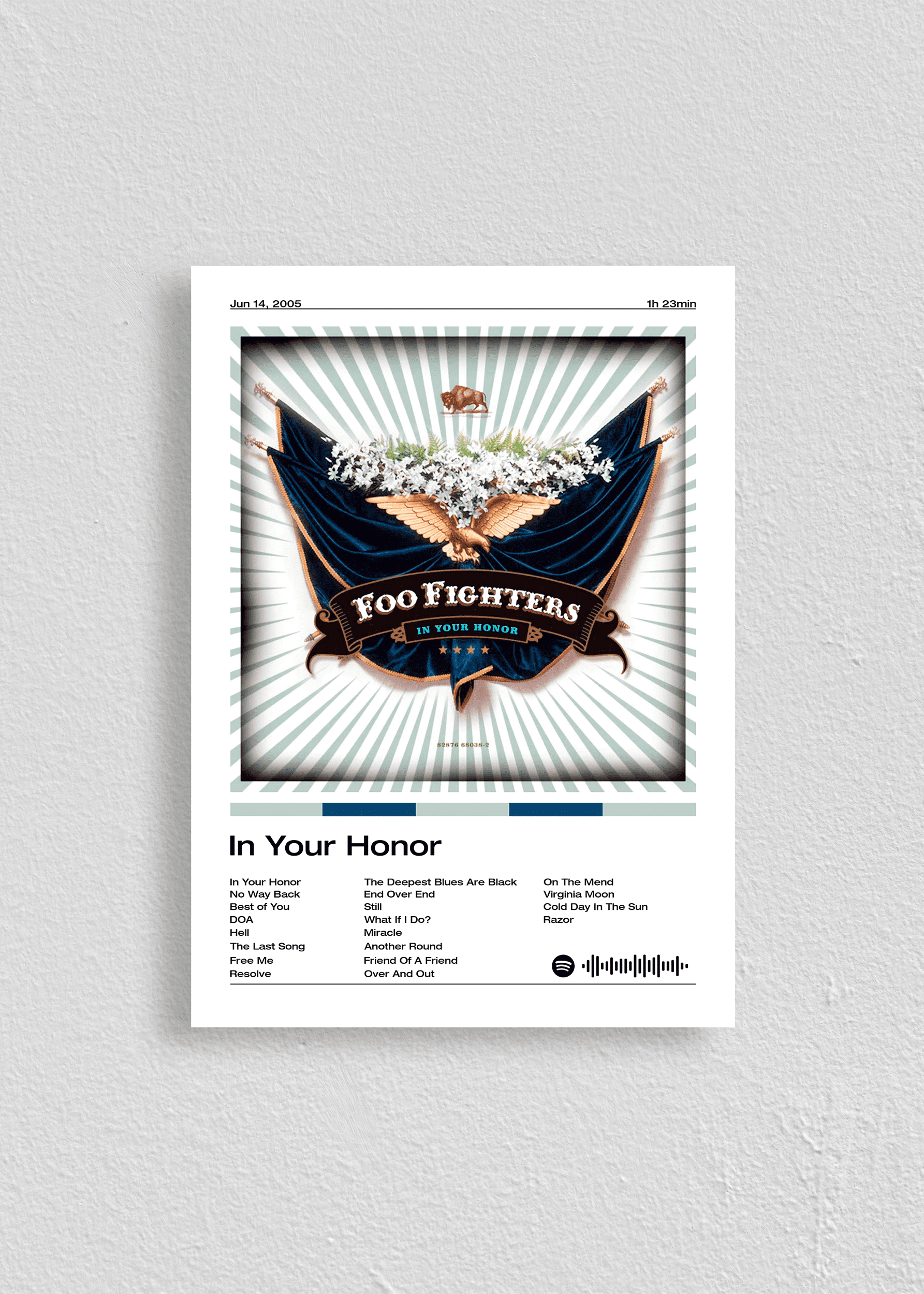 Quadro Foo Fighters In Your Honor