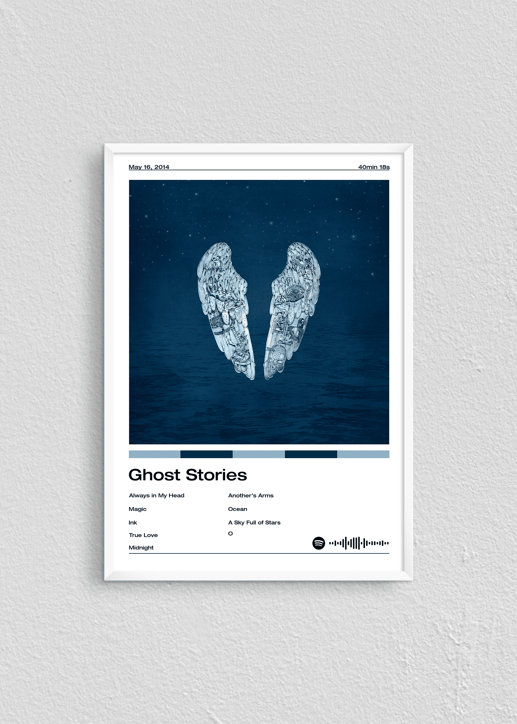 Quadro Coldplay Ghost Stories