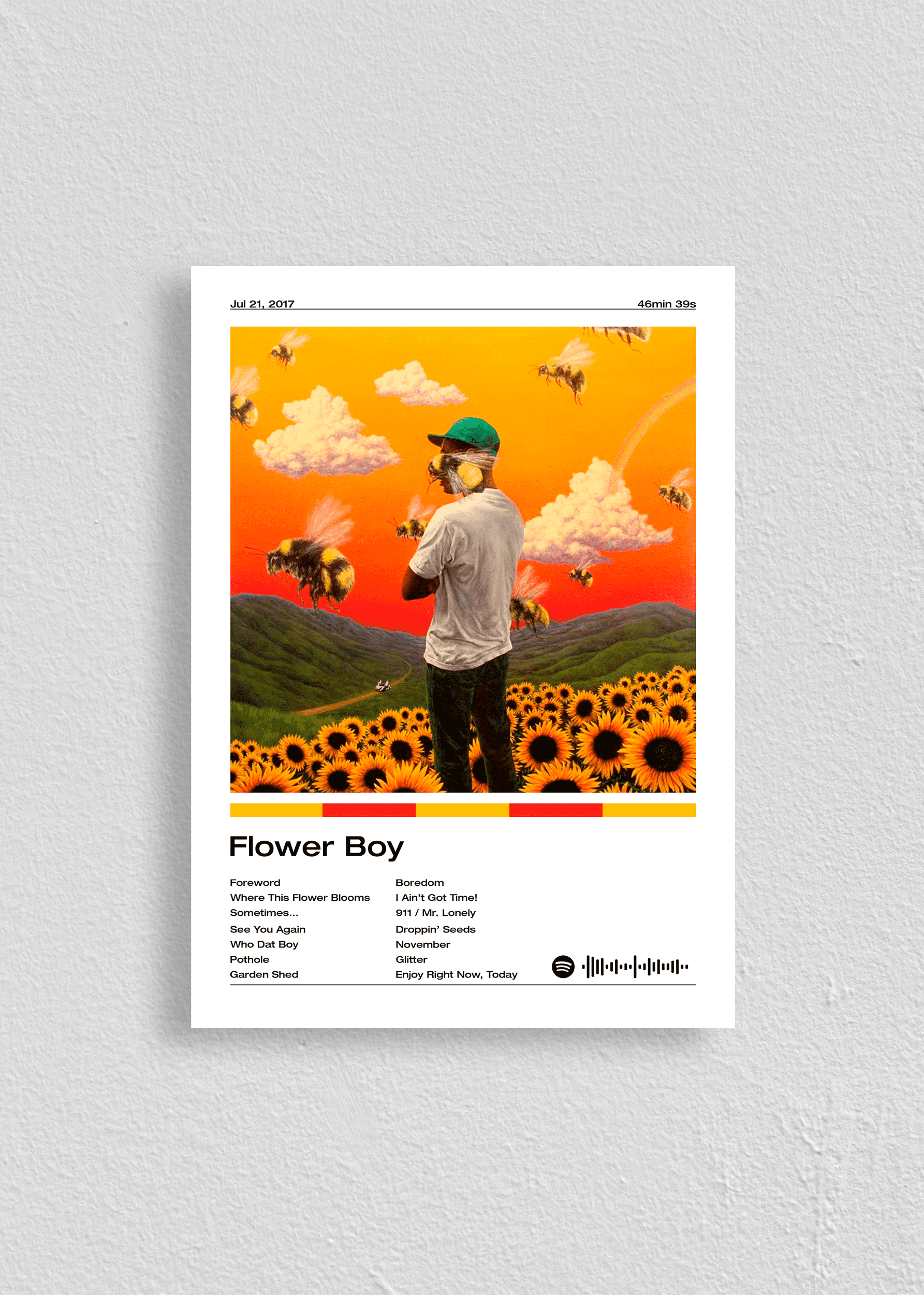 Quadro Tyler, the Creator Flower Boy
