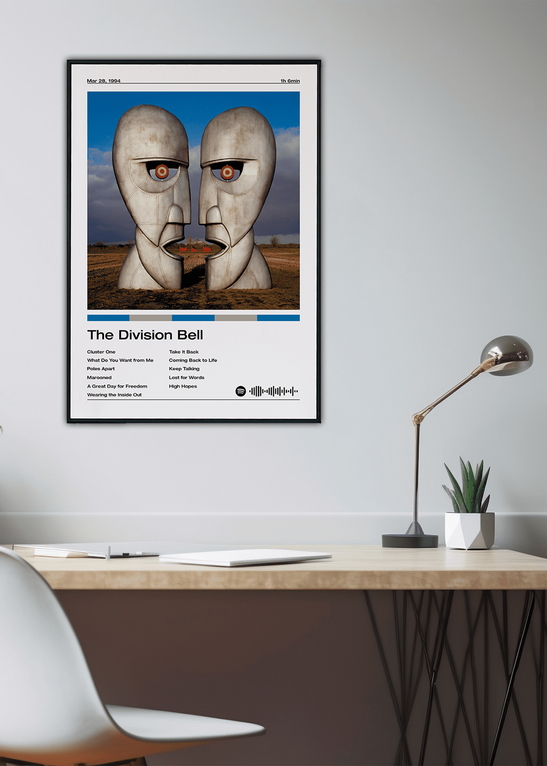 Quadro Pink Floyd The Division Bell