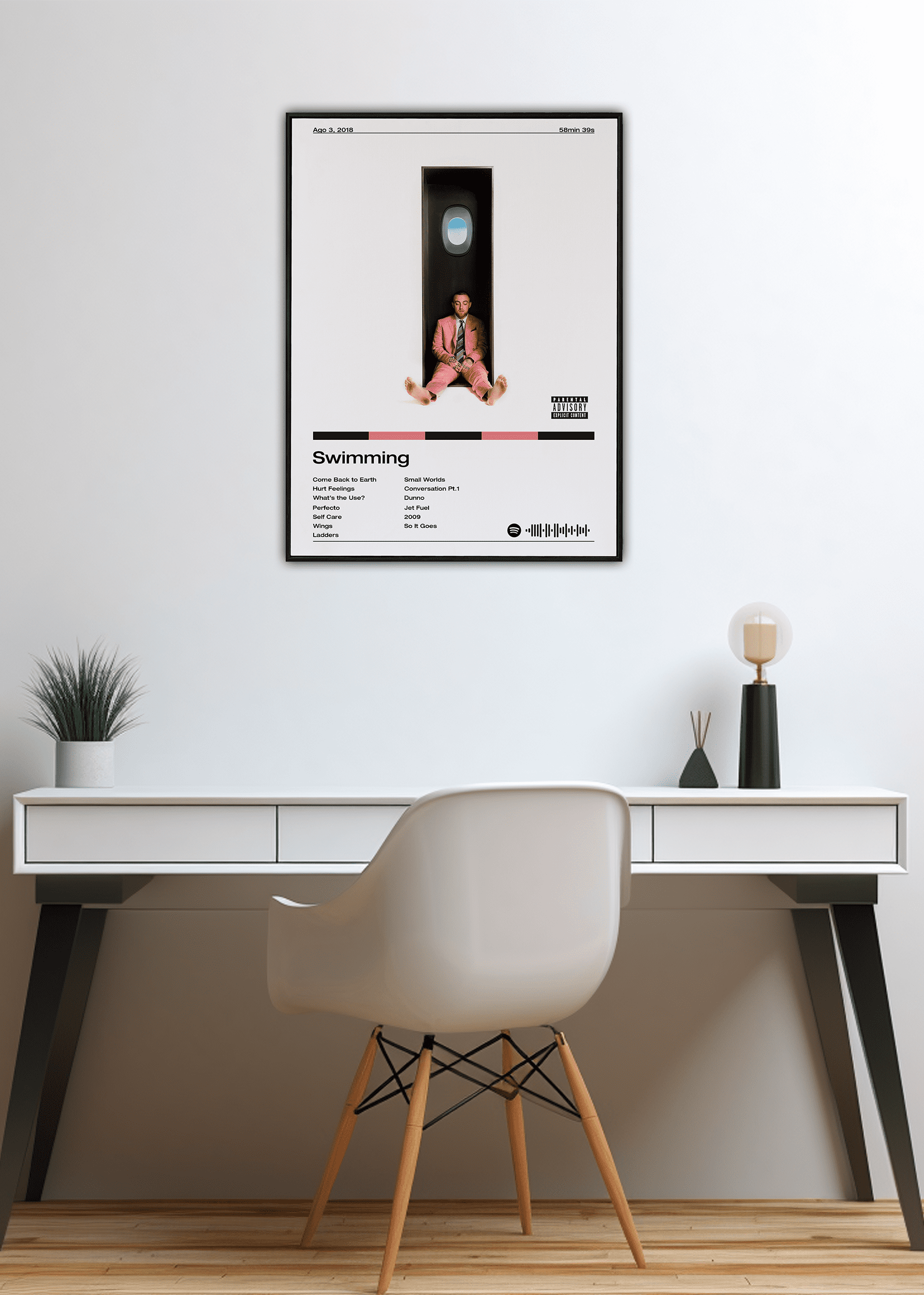 Quadro Mac Miller Swimming