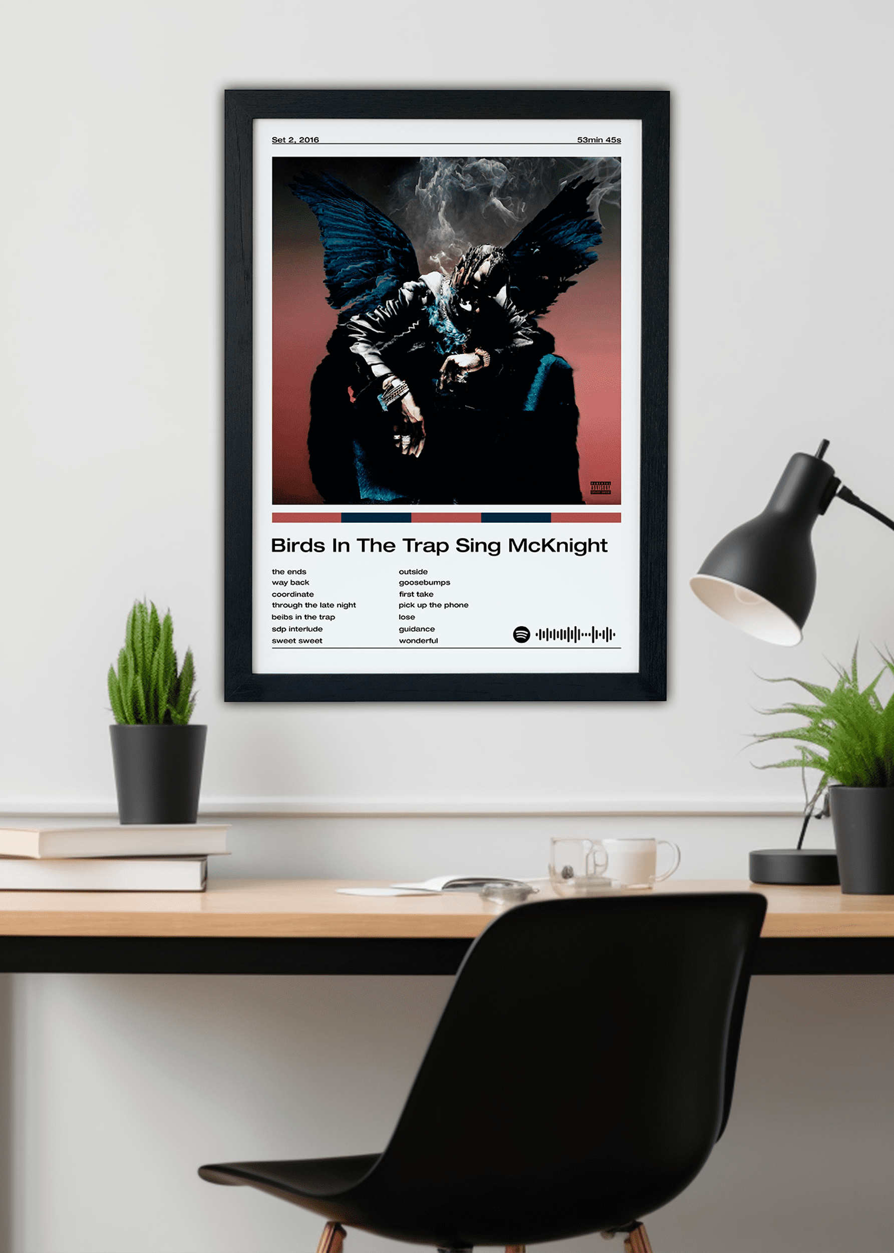Quadro Travis Scott Birds in The Trap Sing McKnight
