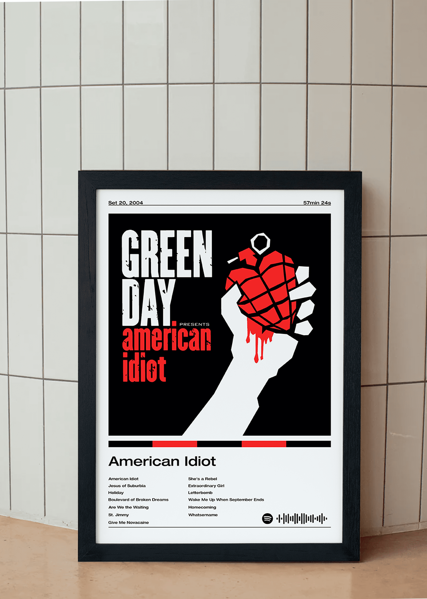 Quadro Green Day American Idiot
