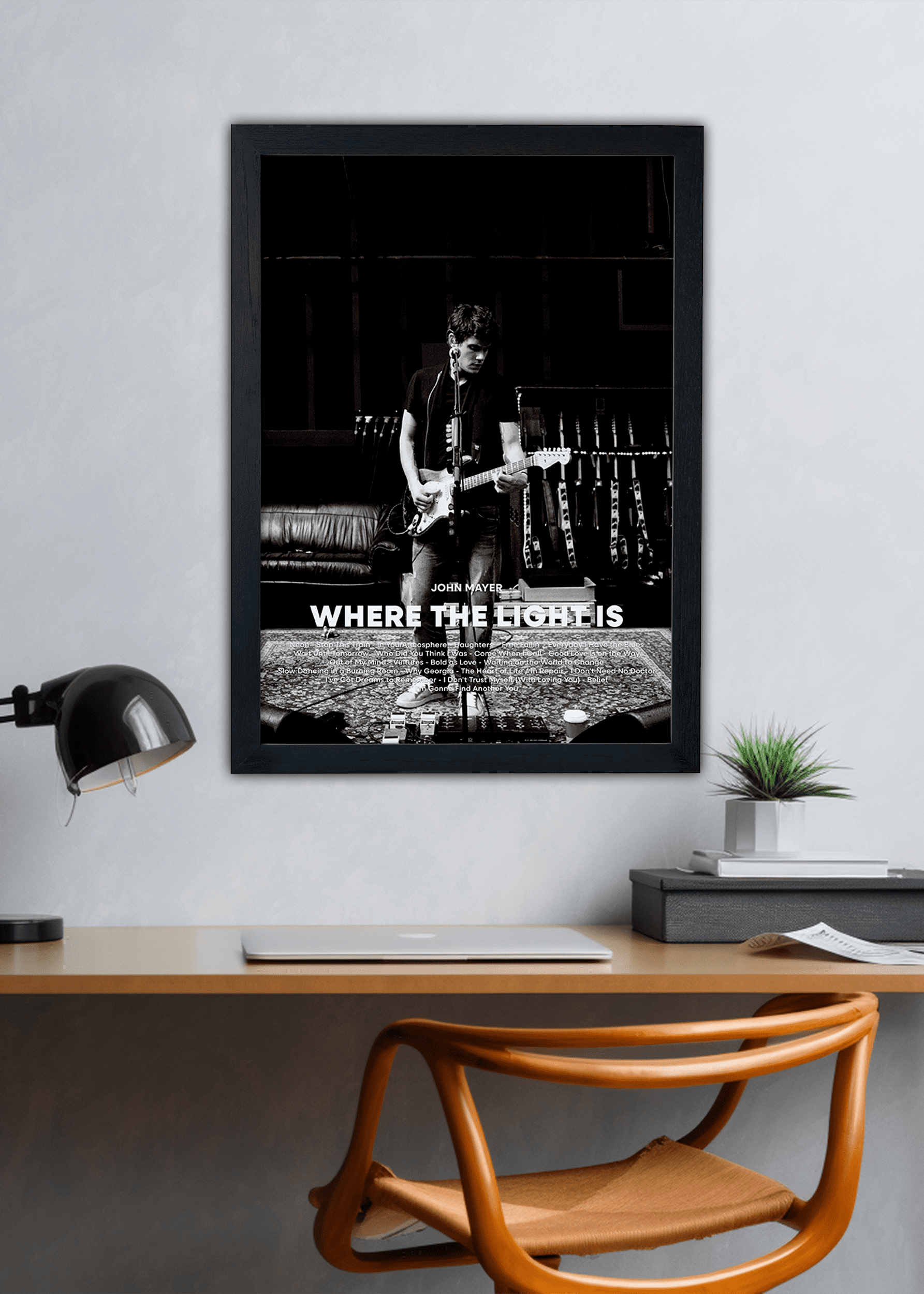Quadro John Mayer Where The Light Is Capa