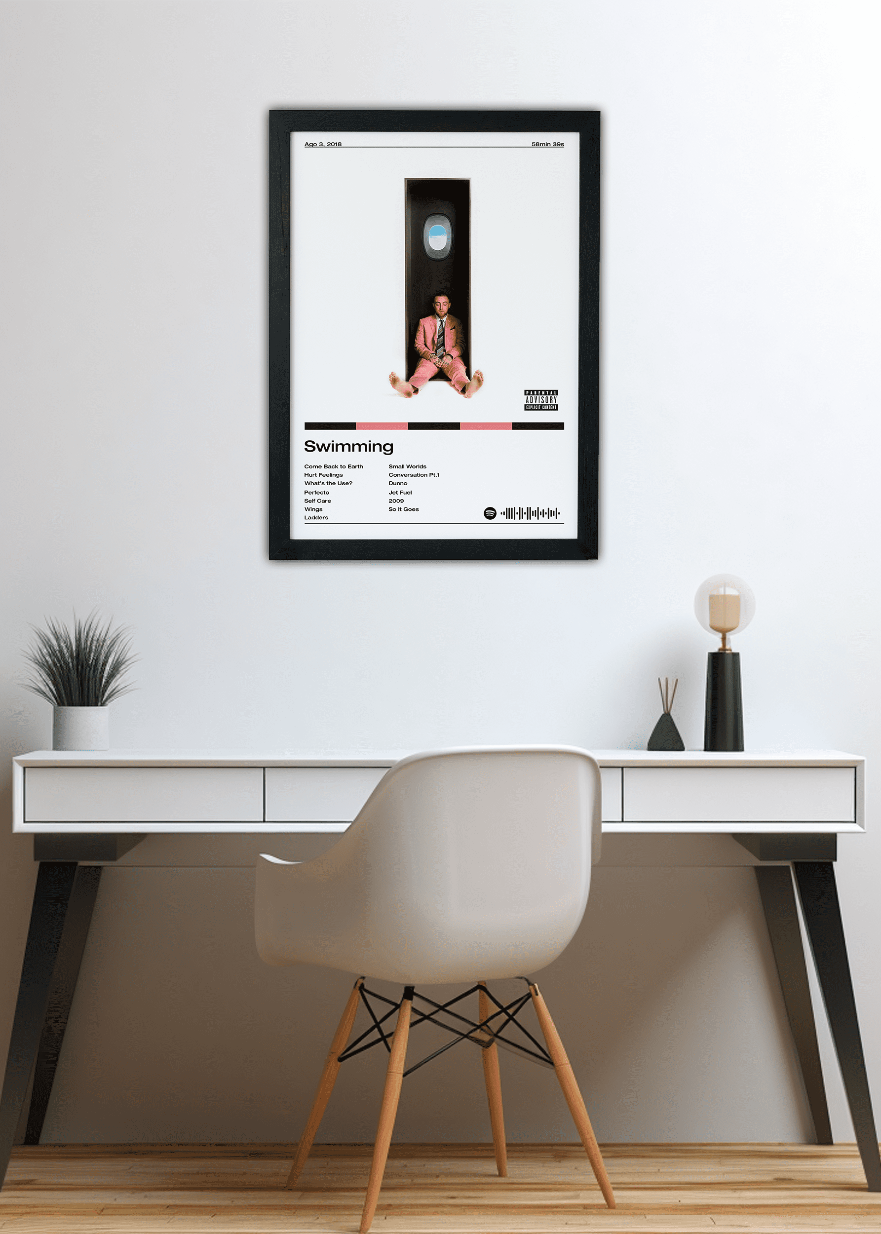 Quadro Mac Miller Swimming