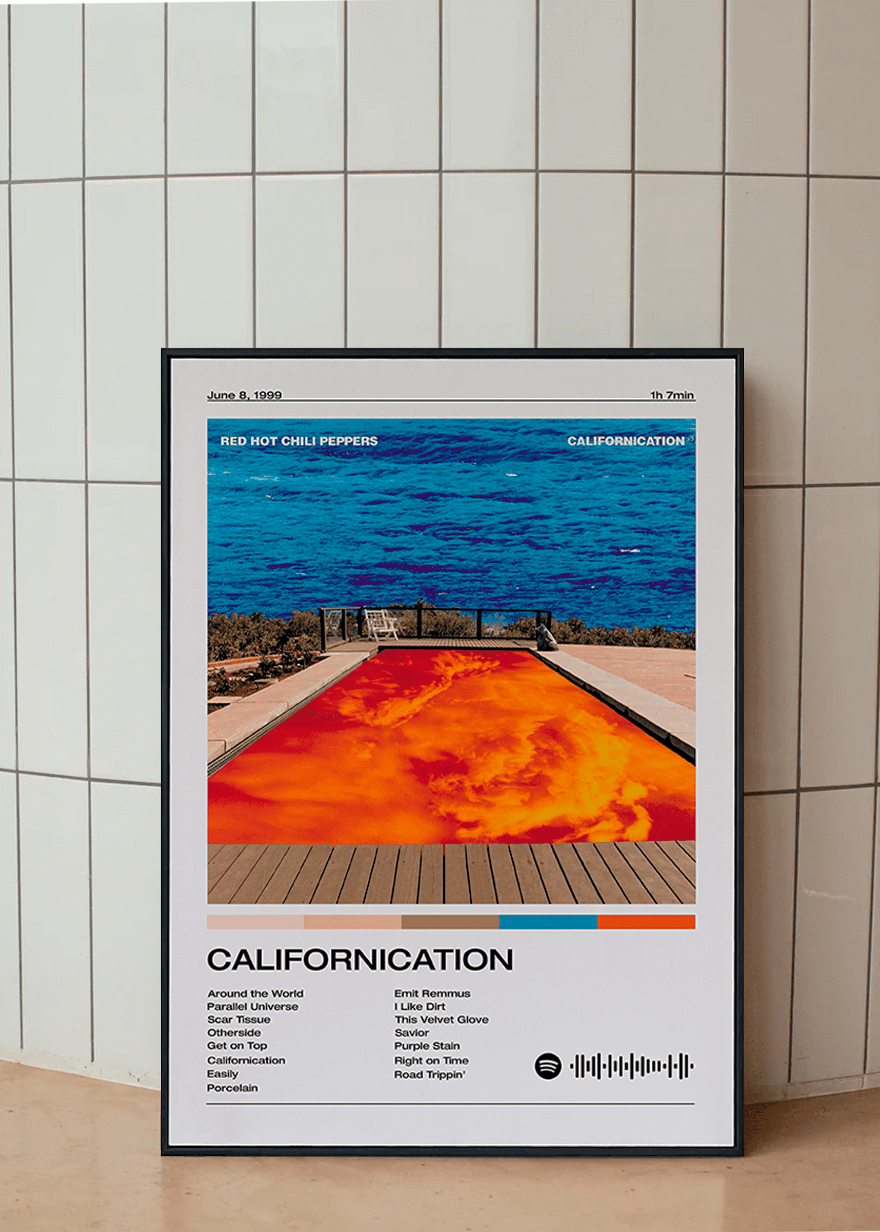 Red Hot Chili Peppers ポスター Quadro Red Hot Chili Peppers Californication