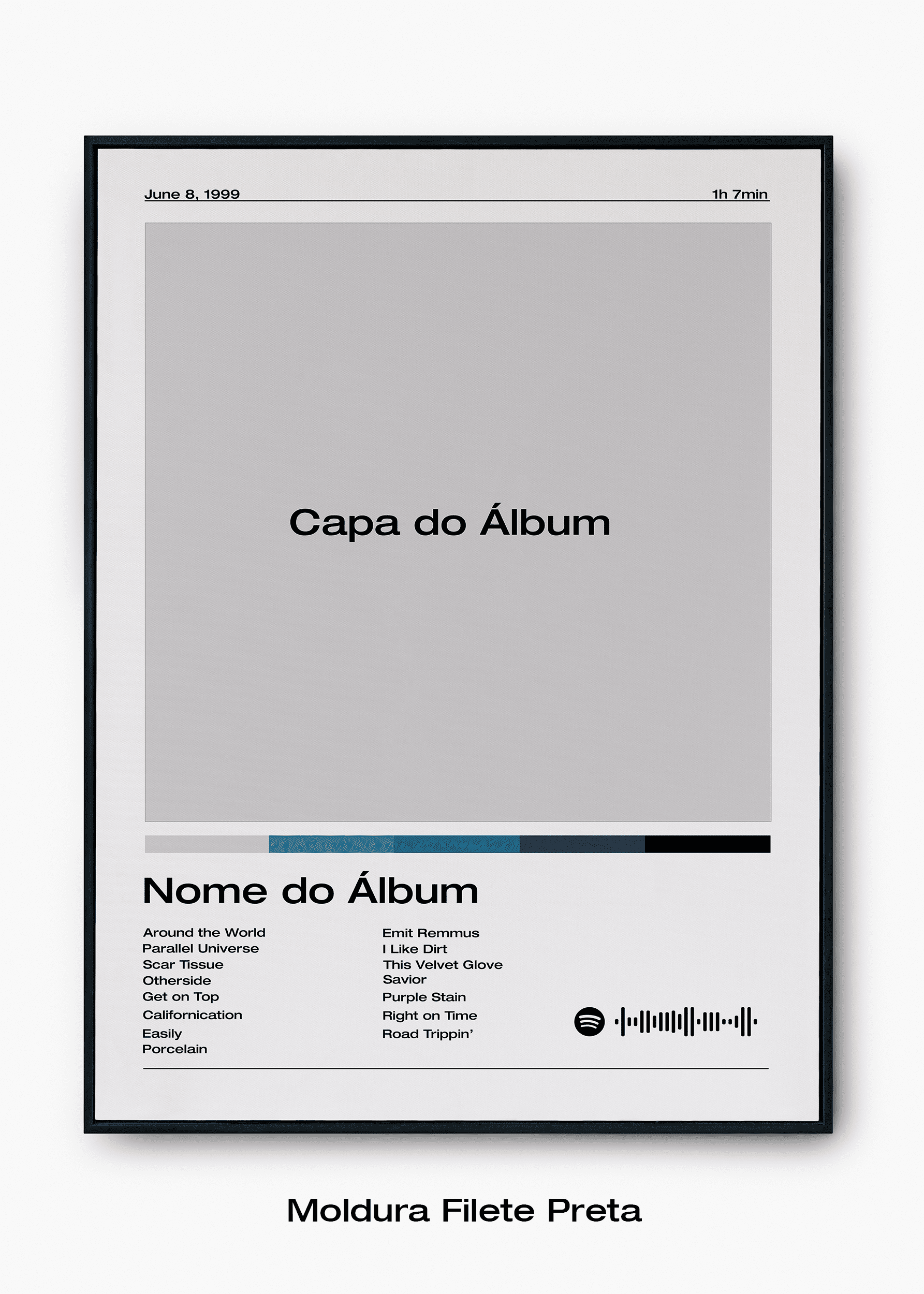 Quadro Spotify Personalizável - Álbum