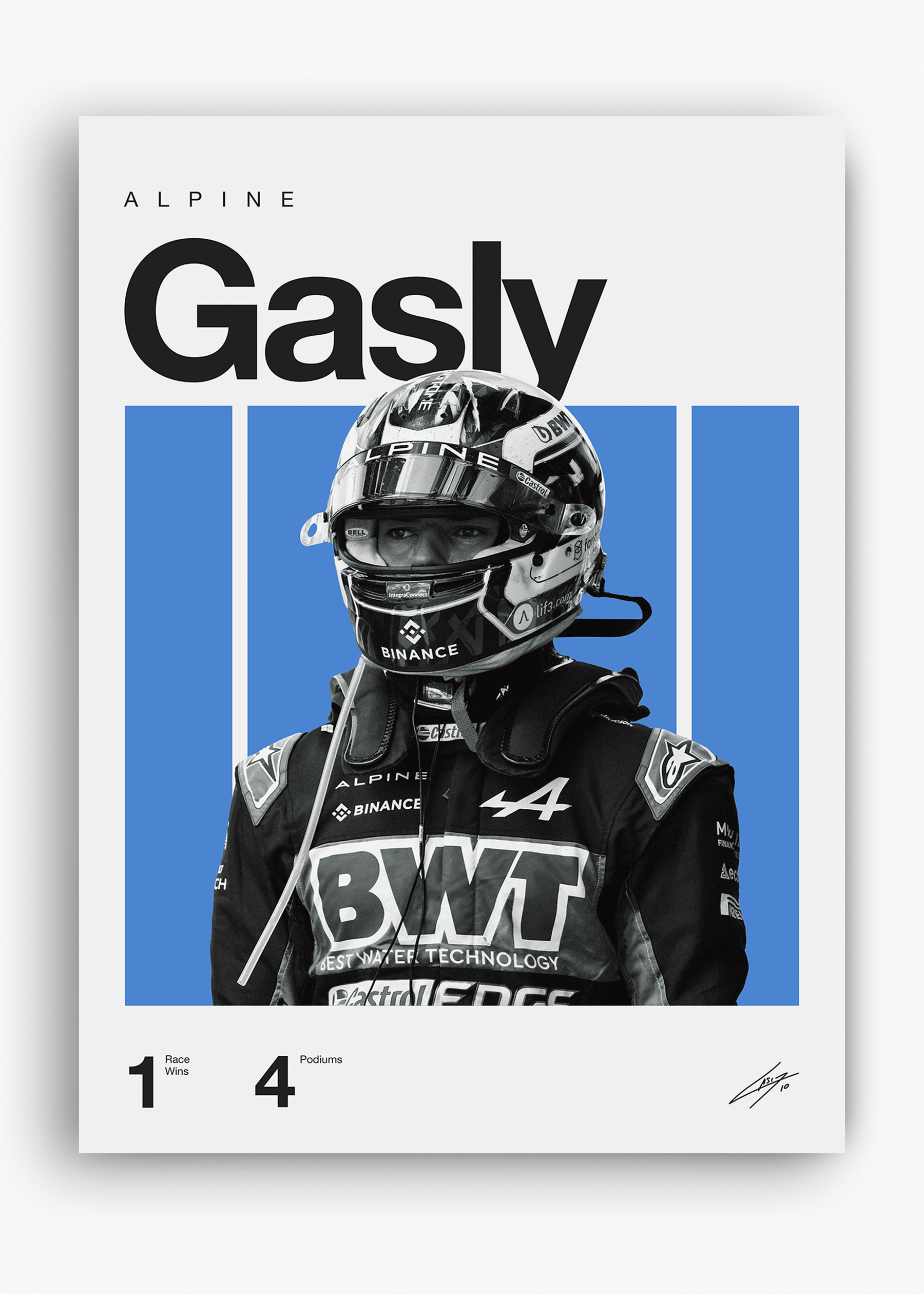 Quadro Pierre Gasly F1