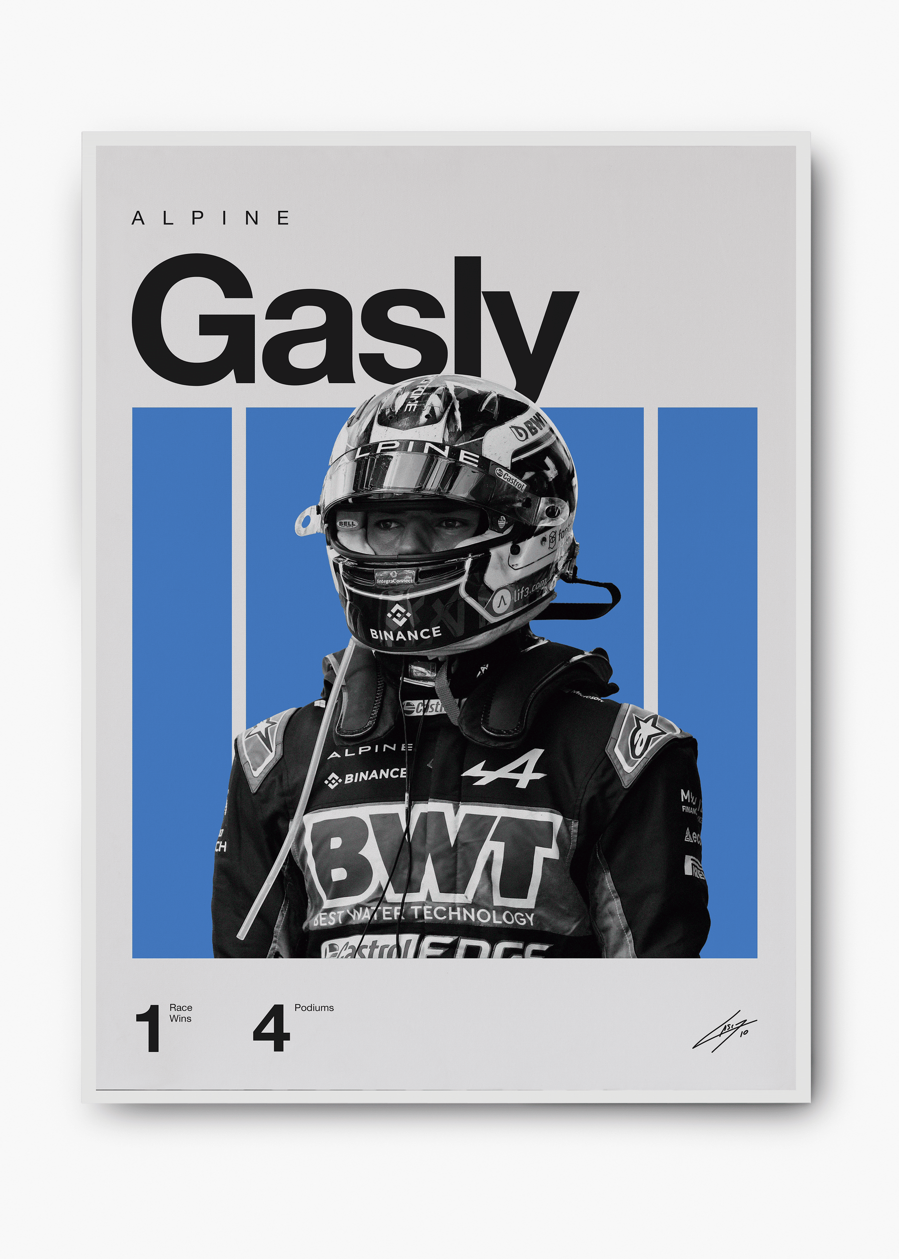 Quadro Pierre Gasly F1