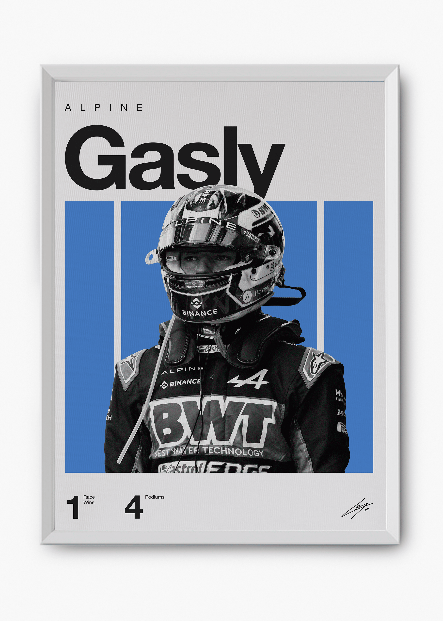 Quadro Pierre Gasly F1