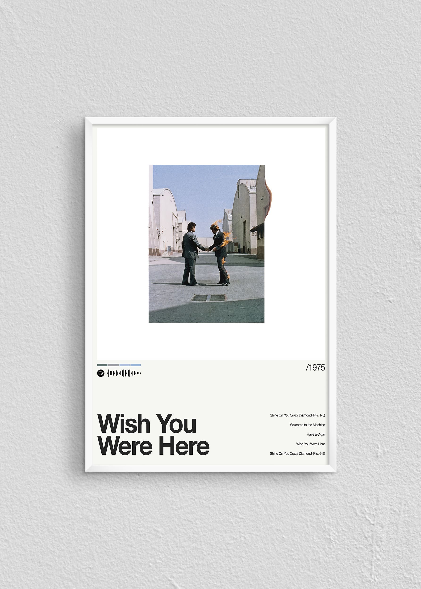 Quadro Pink Floyd Wish You Were Here