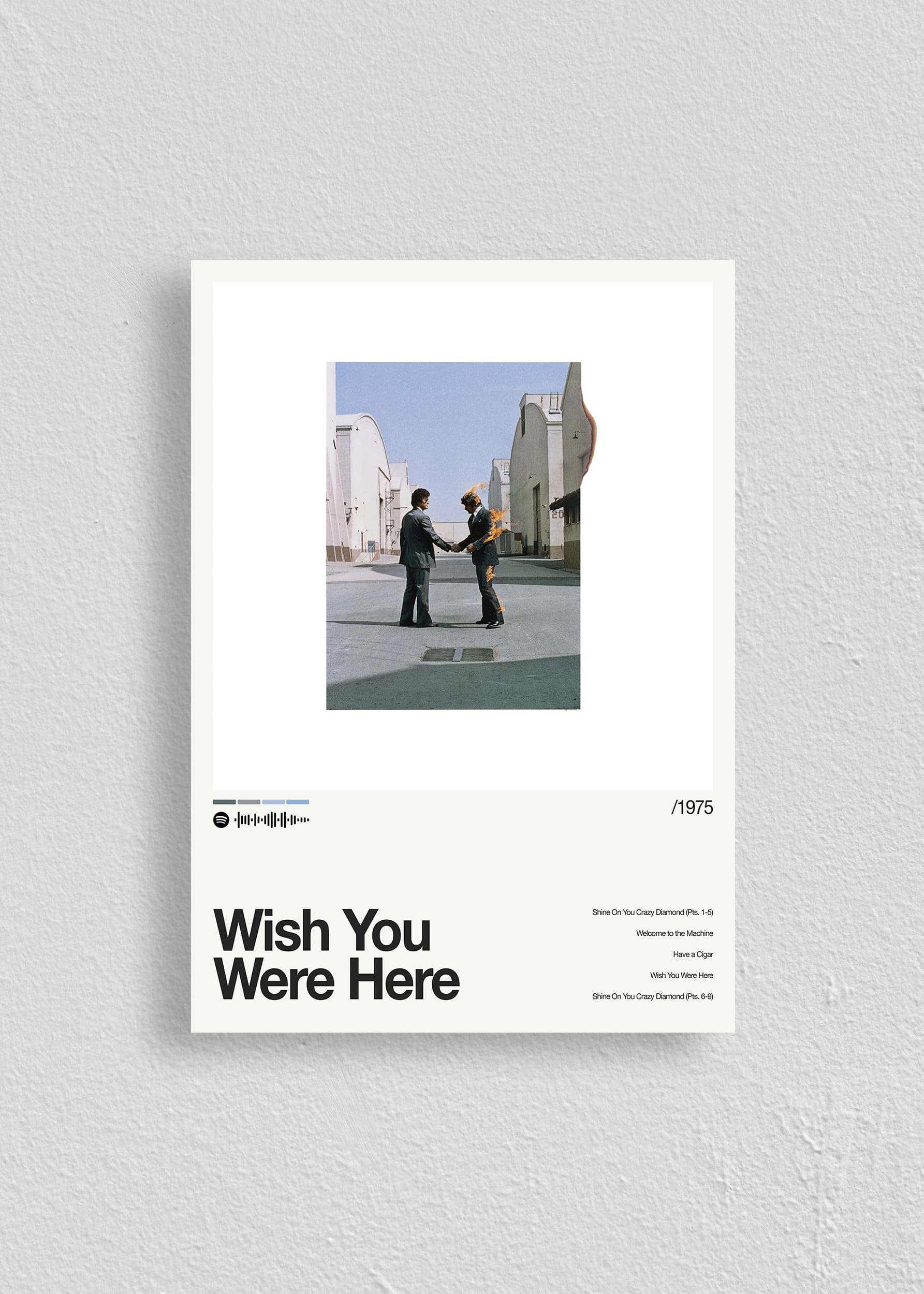 Quadro Pink Floyd Wish You Were Here