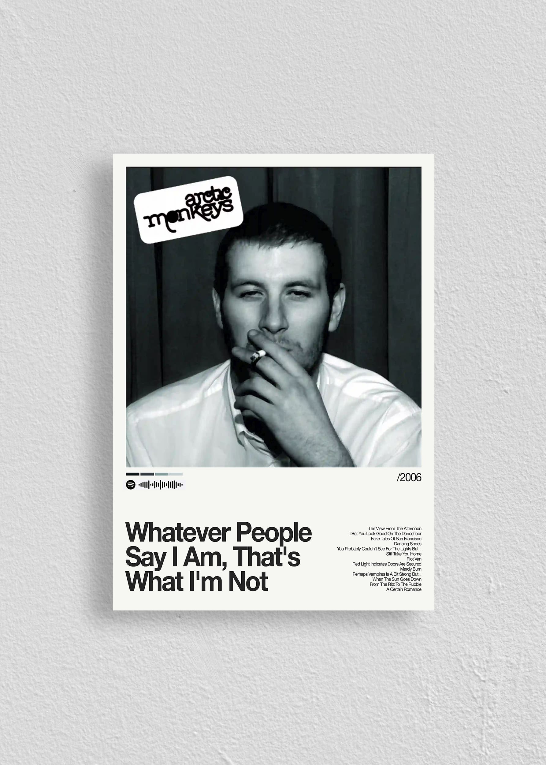 Quadro Arctic Monkeys Whatever People Say I Am, That's What I'm Not