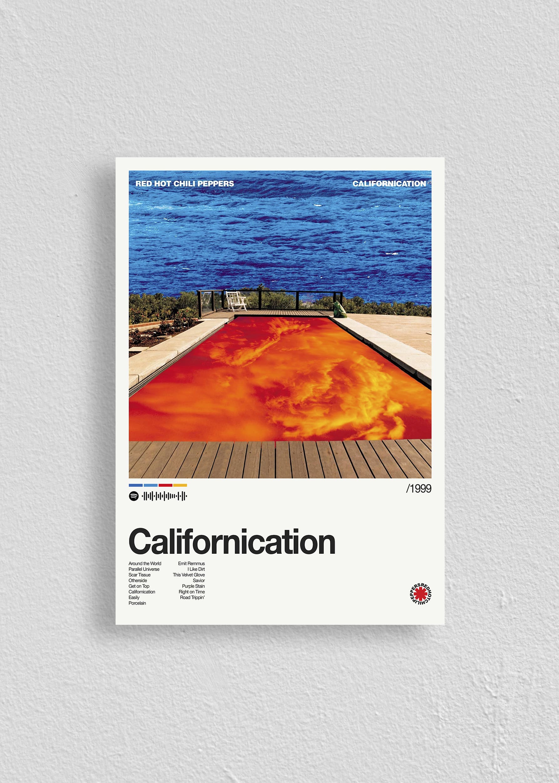 Quadro Californication Red Hot Chili Peppers 3